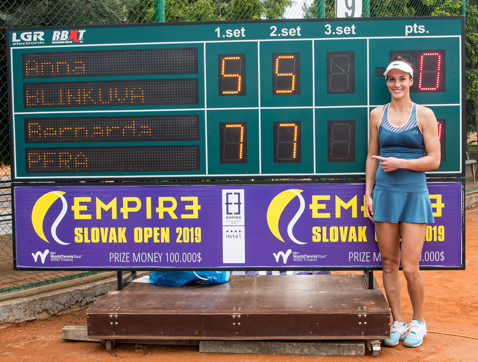 Víťazkou EMPIRE Slovak Open