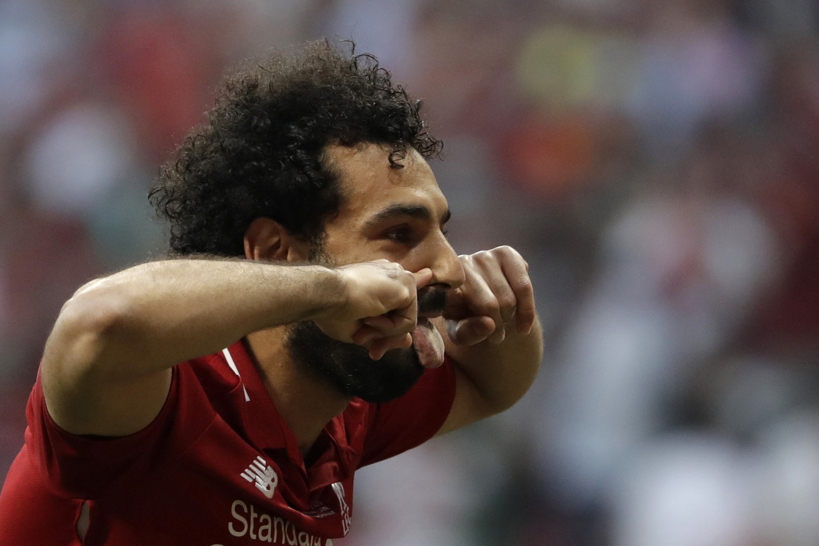 Mohamed Salah sa teší