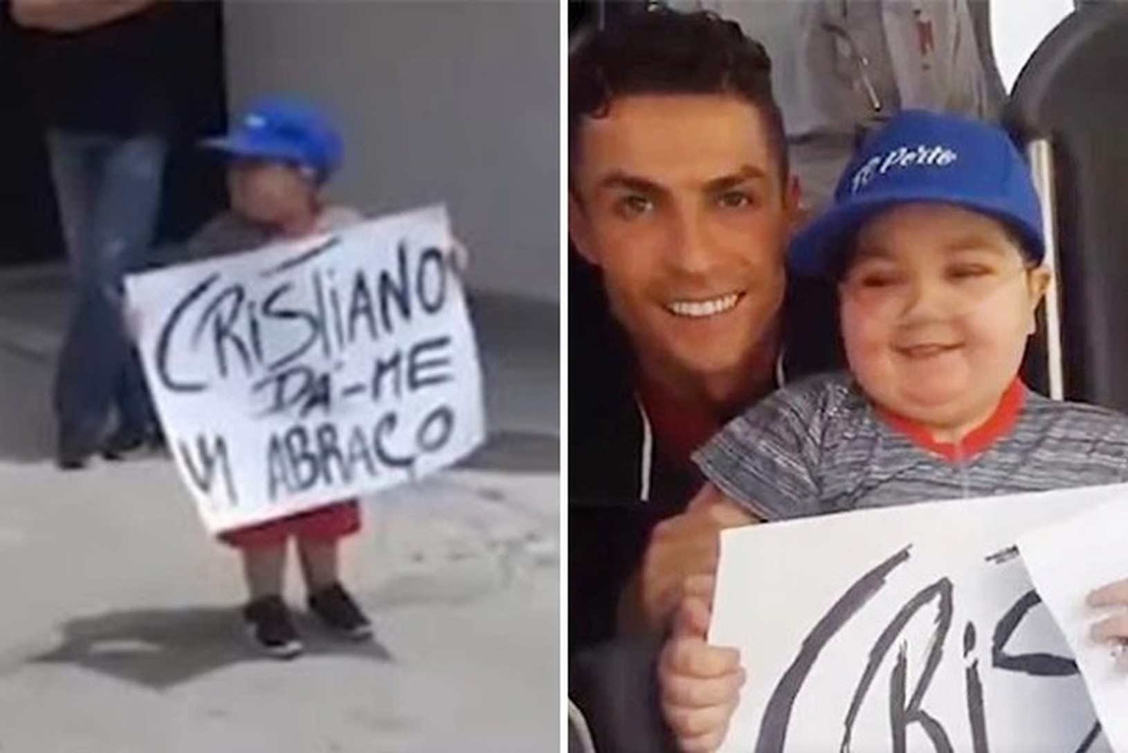 Cristiano Ronaldo krásnym gestom