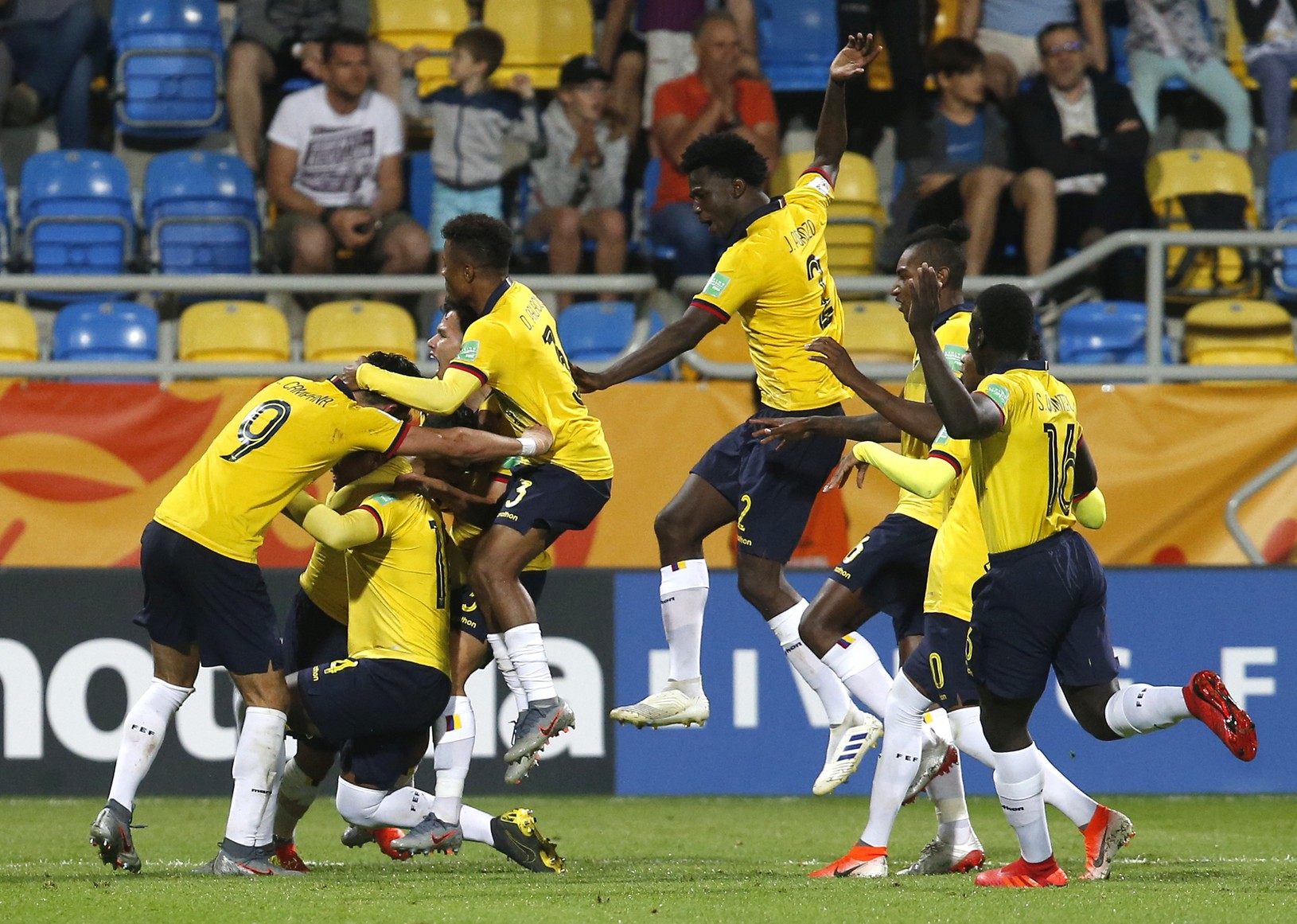 Hráči Ekvádoru a ich