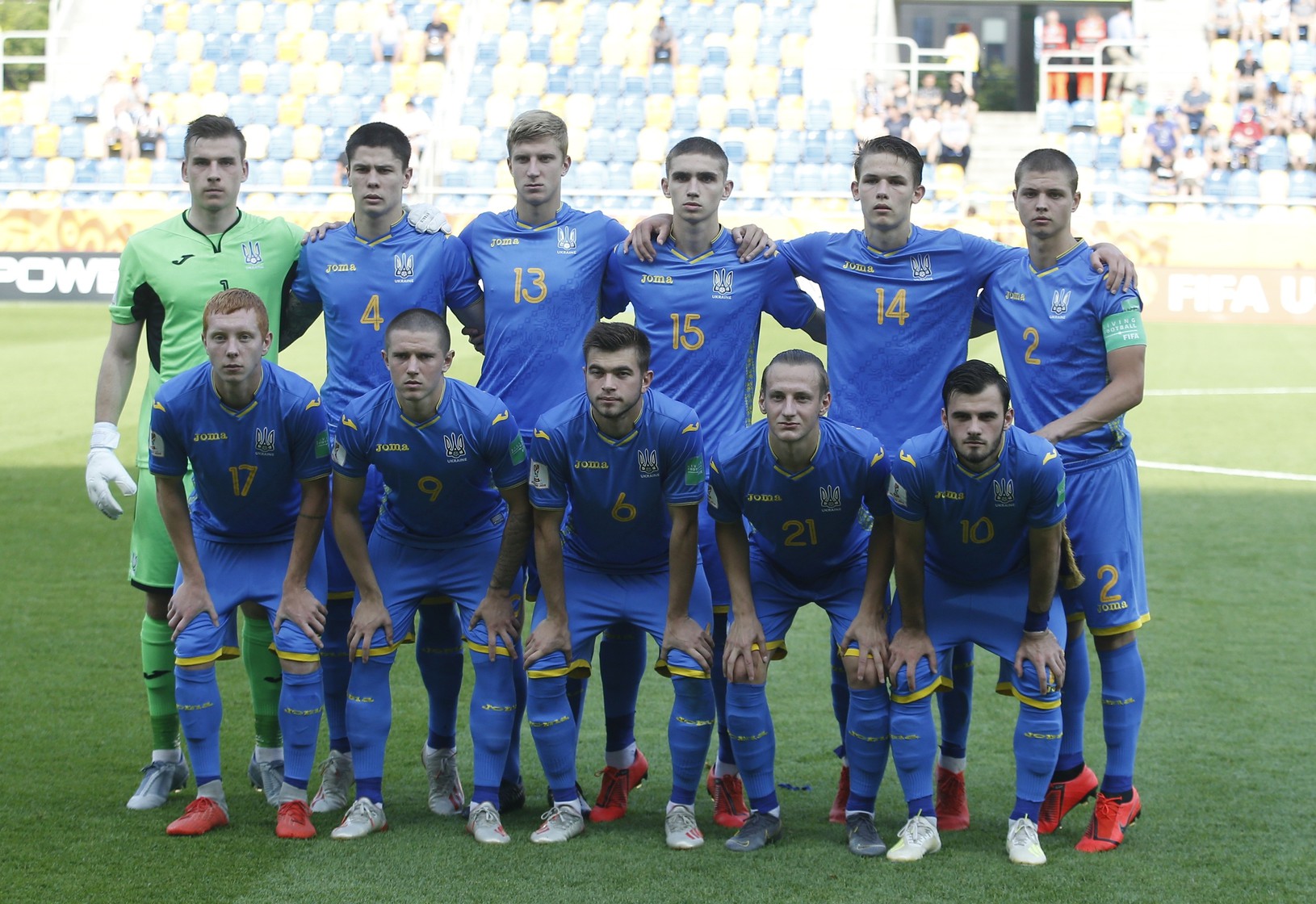 Zostava futbalistov Ukrajiny do