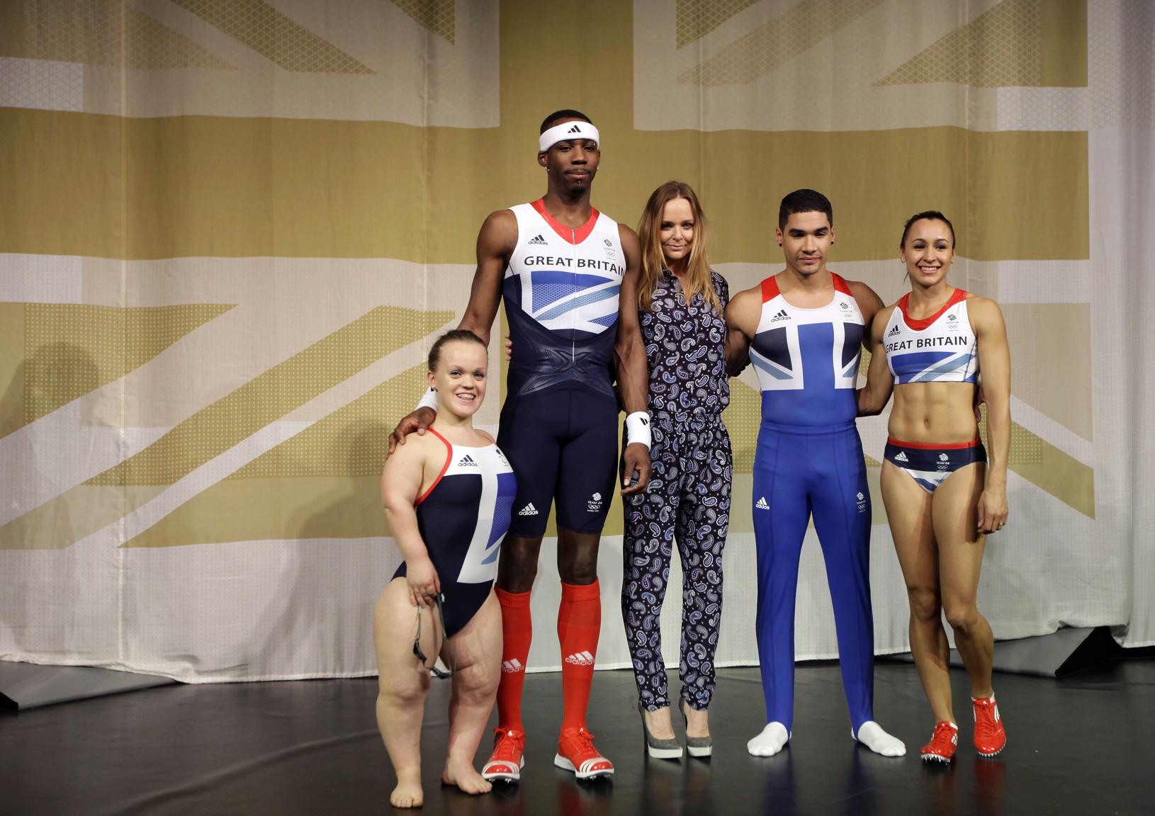Britskí olympionici v oblečení