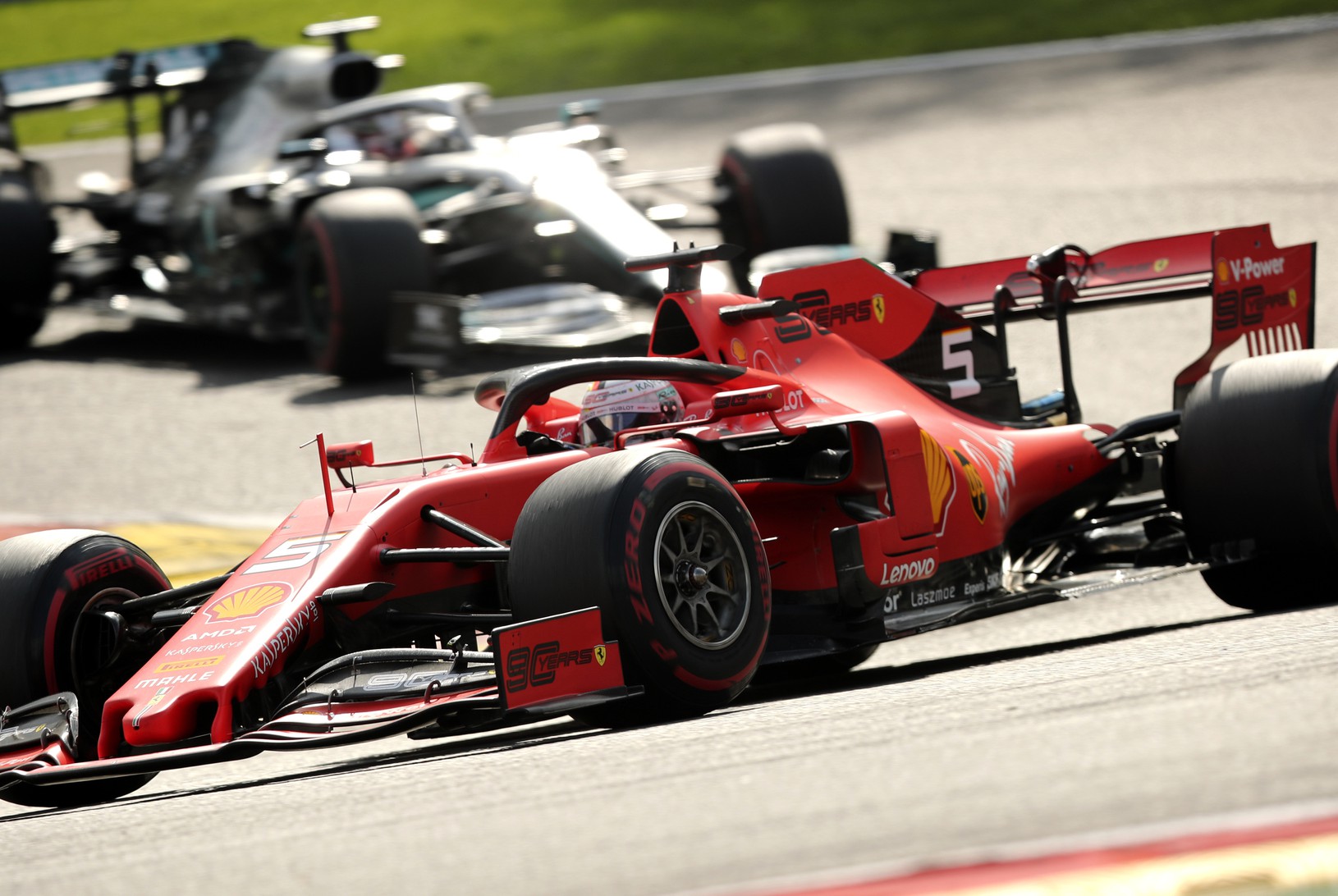 Sebastian Vettel na okruhu