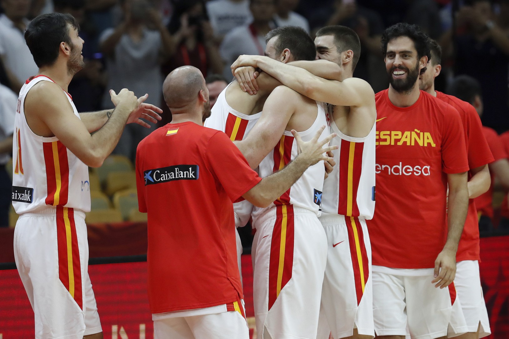 Radosť Španielov po triumfe