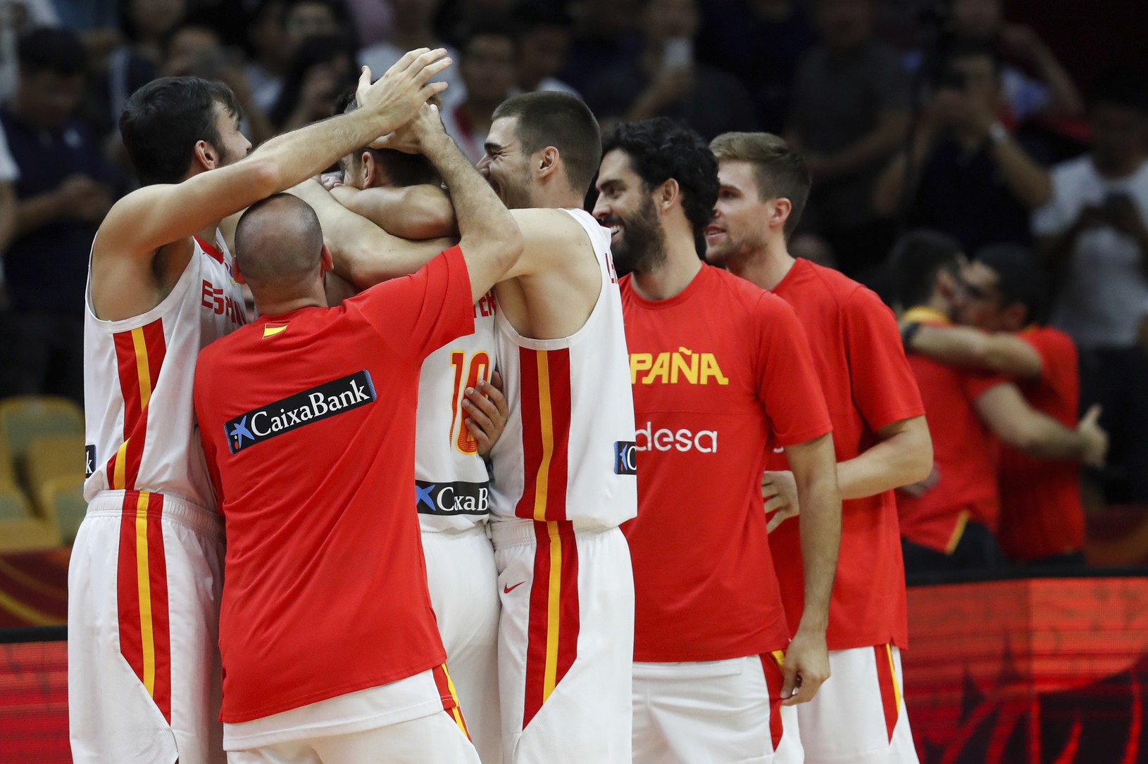 Radosť Španielov po triumfe