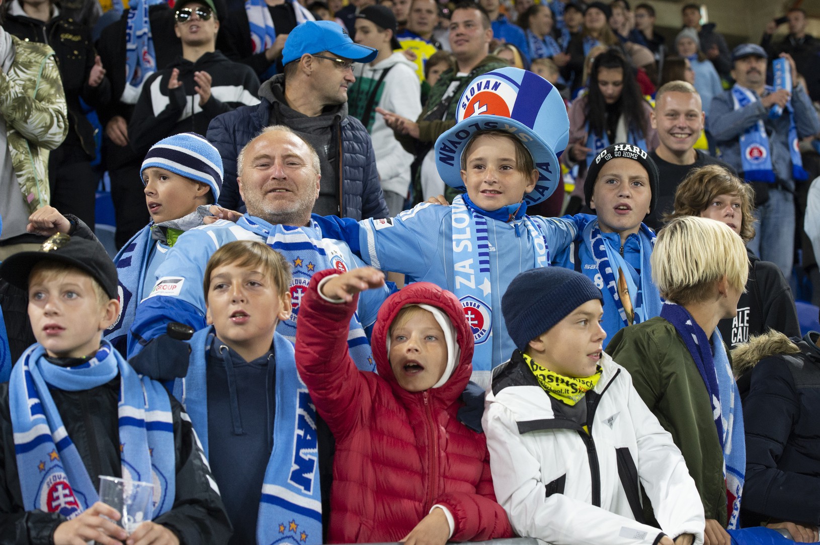 Detskí fanúšikovia povzbudzovali Slovan