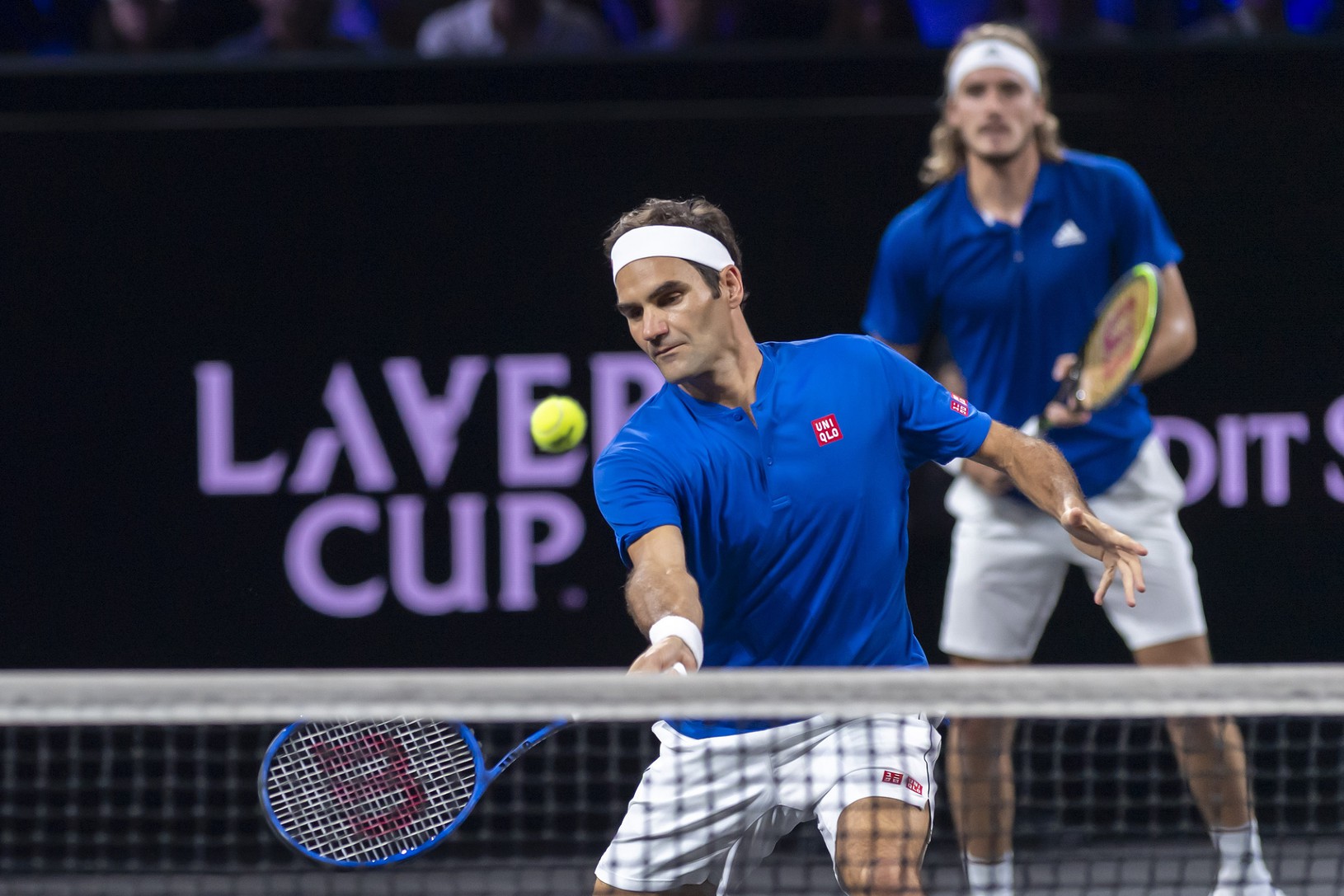 Roger Federer a Stefanos