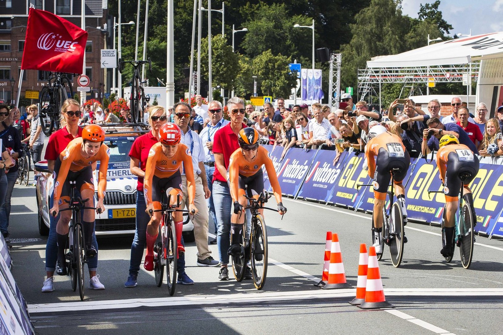 Holandskí cyklisti (Ilustračné foto)