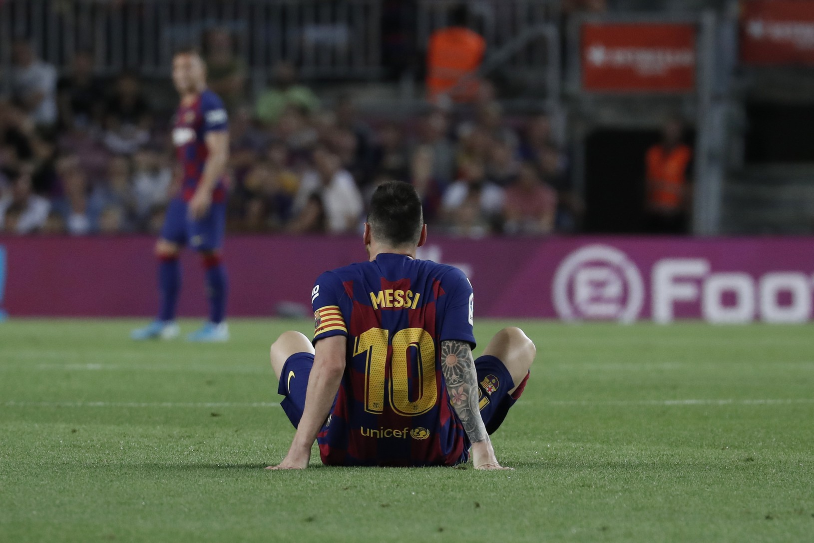 Zranený Lionel Messi