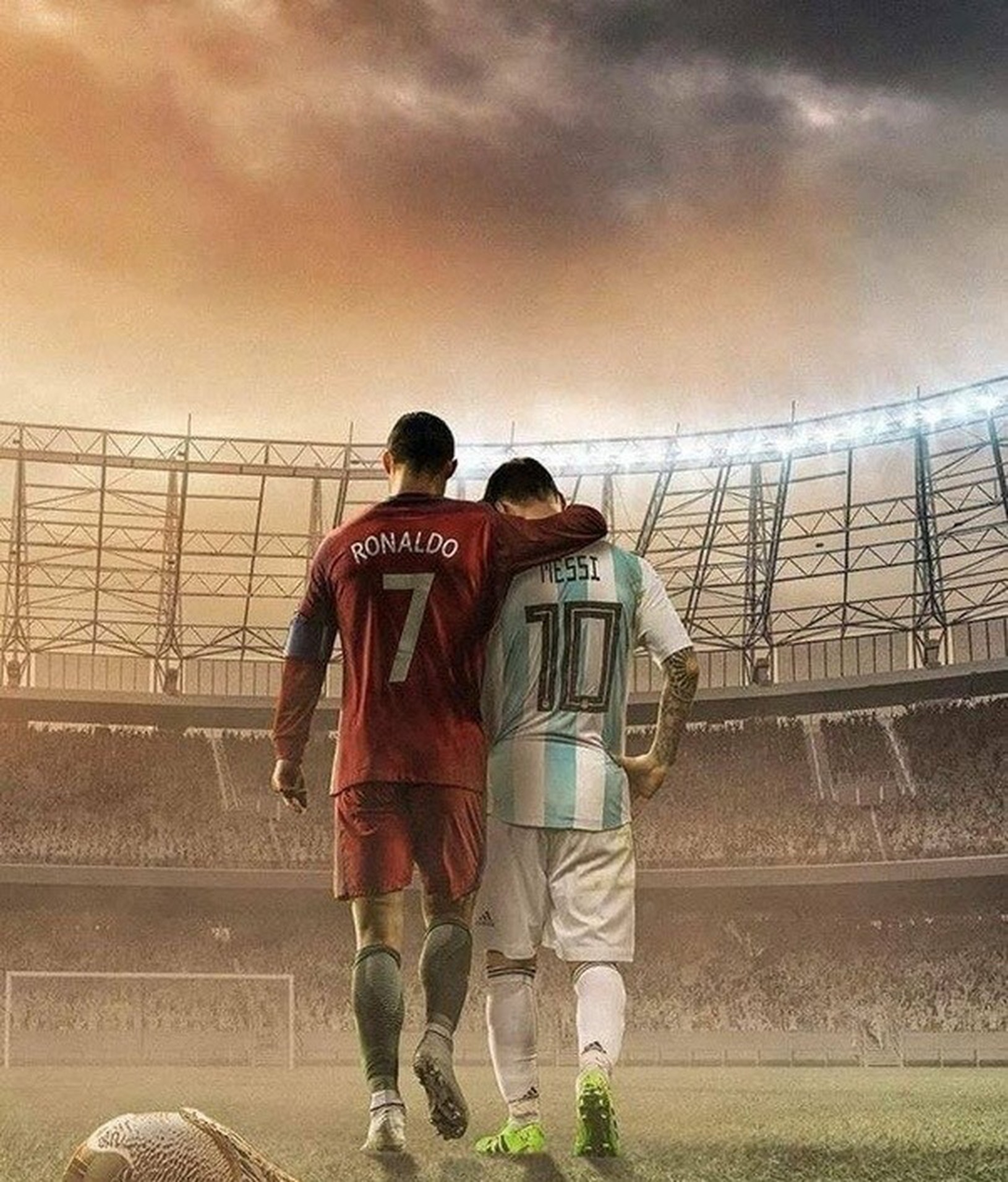 Cristiano Ronaldo a Lionel