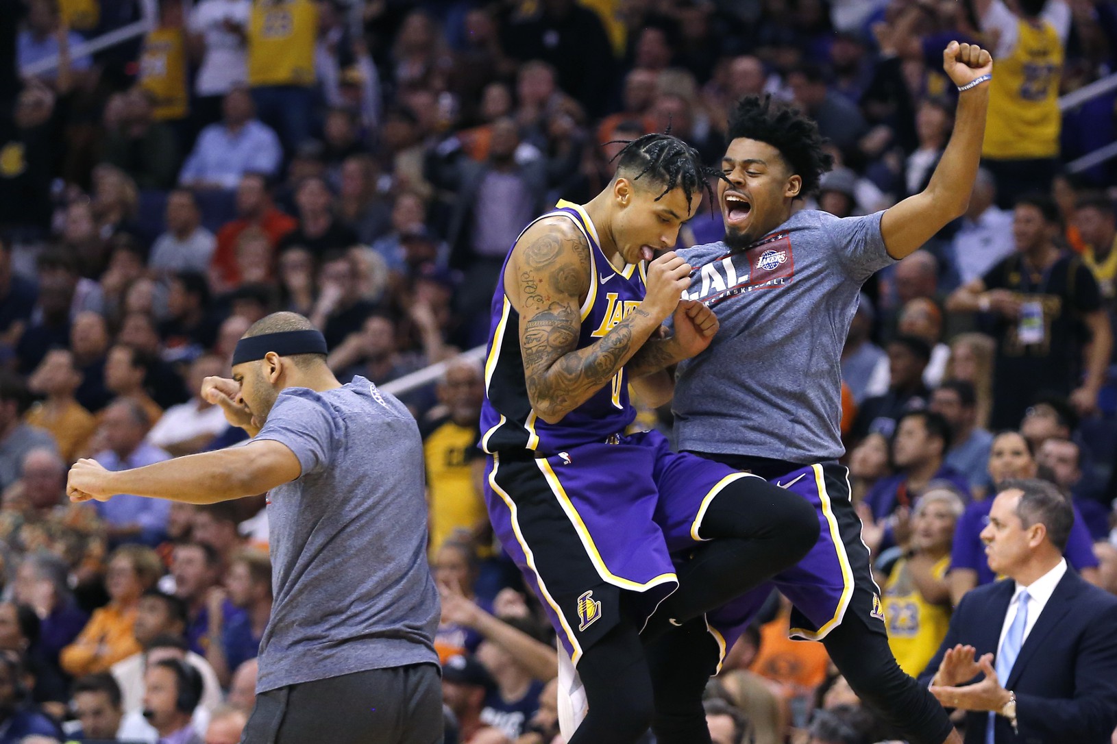 Oslava v podaní Lakers