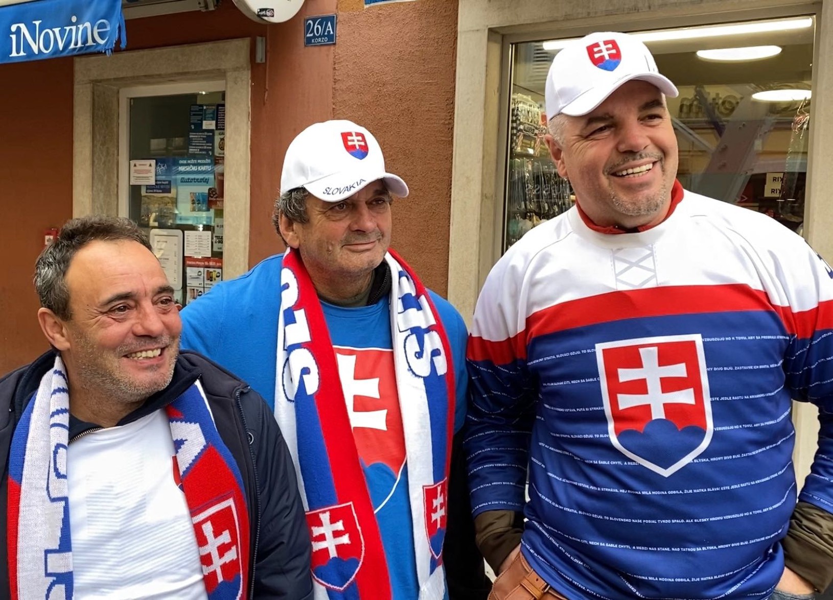 Slovenskí fanúšikovia v Chorvátsku