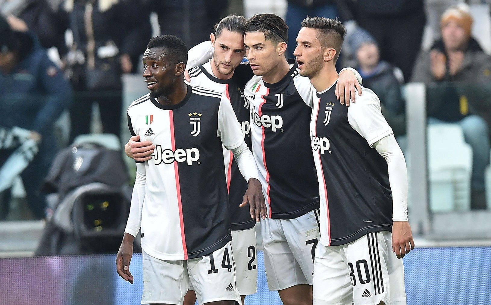 Hráči Juventusu pri oslavách