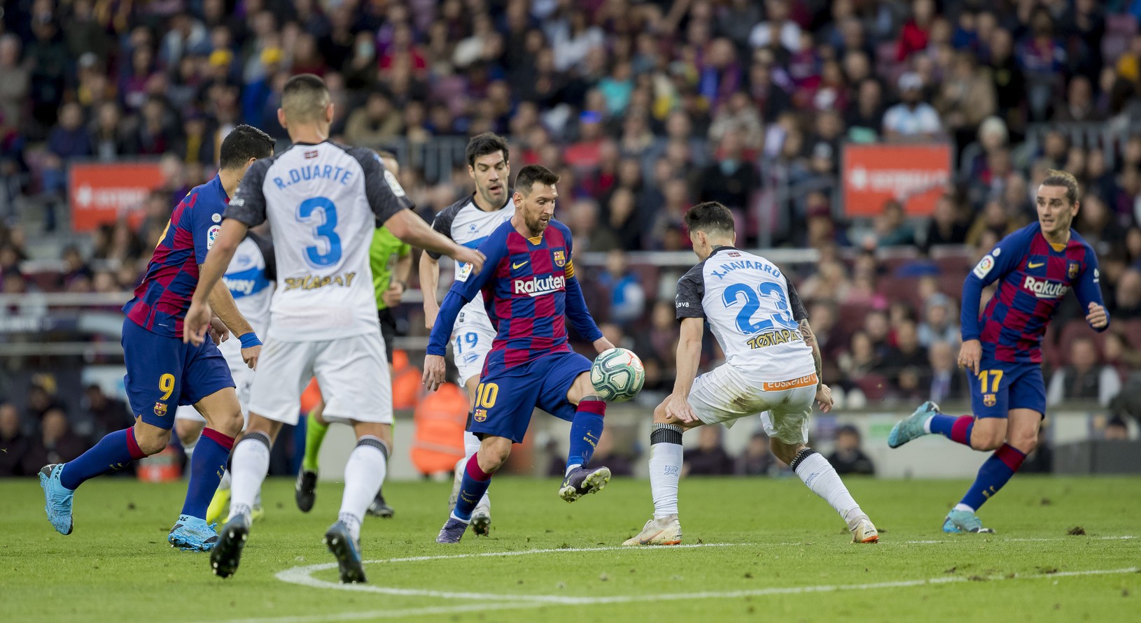 Lionel Messi v akcii