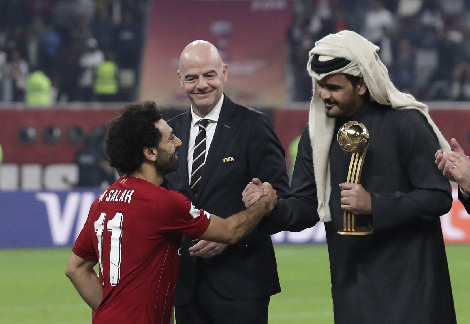 Mohamed Salah na slávnostnom