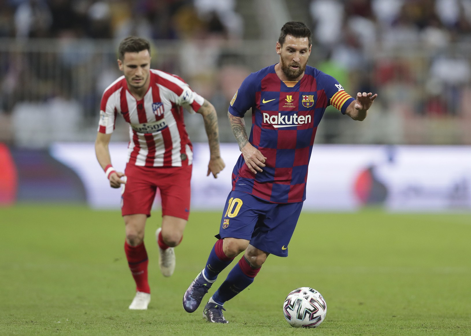 Lionel Messi a Saúl