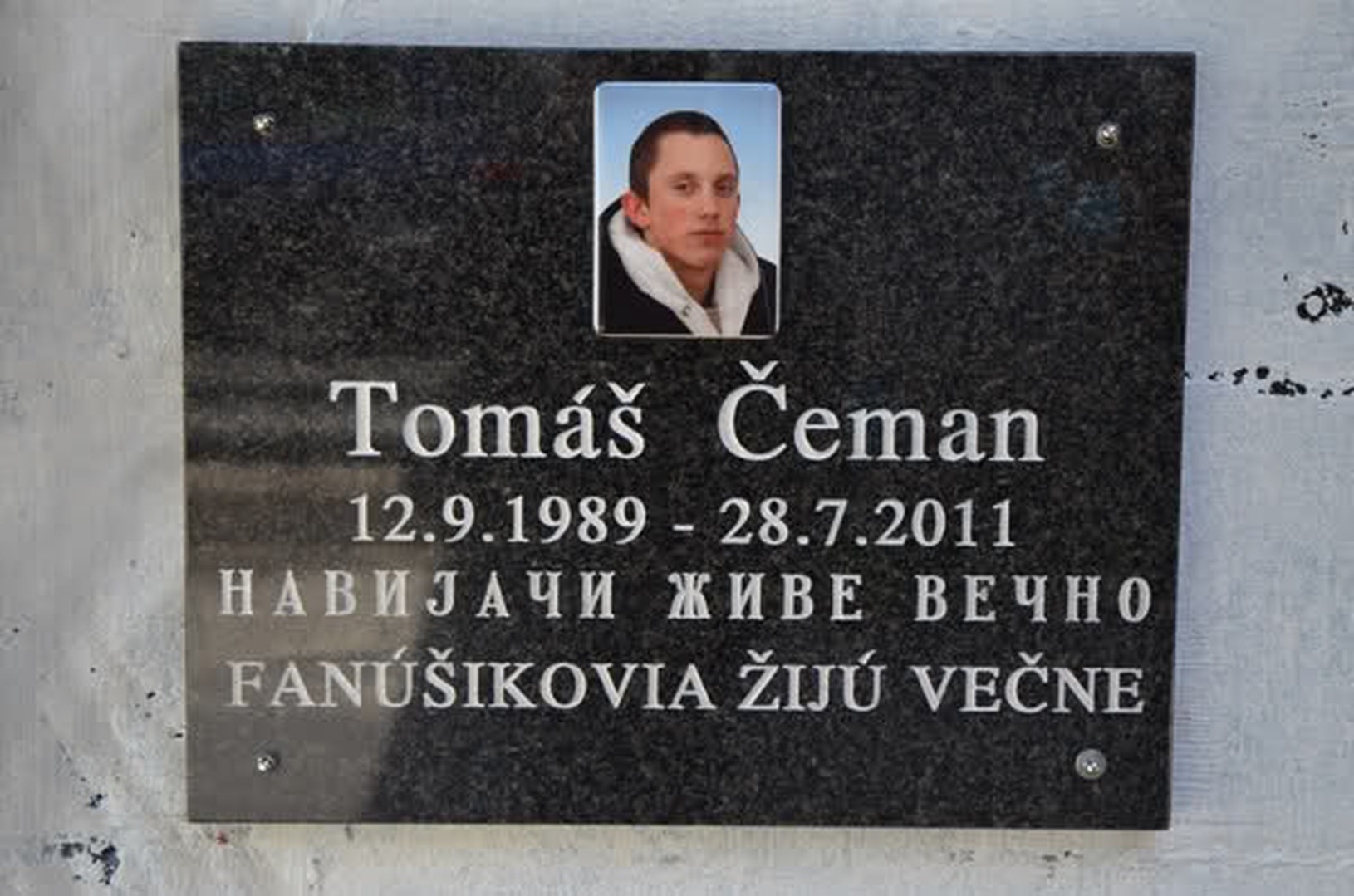 Pamätná tabuľa Tomáša v