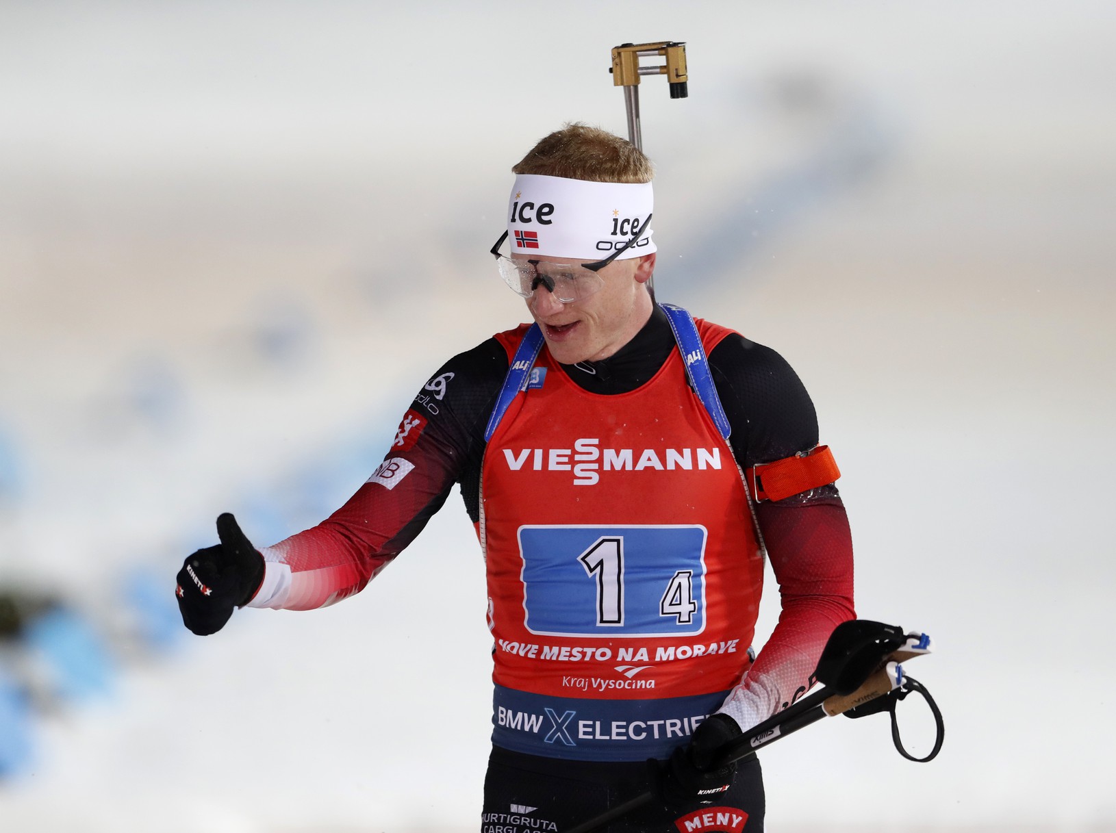 Nórsky biatlonista Johannes Thingnes