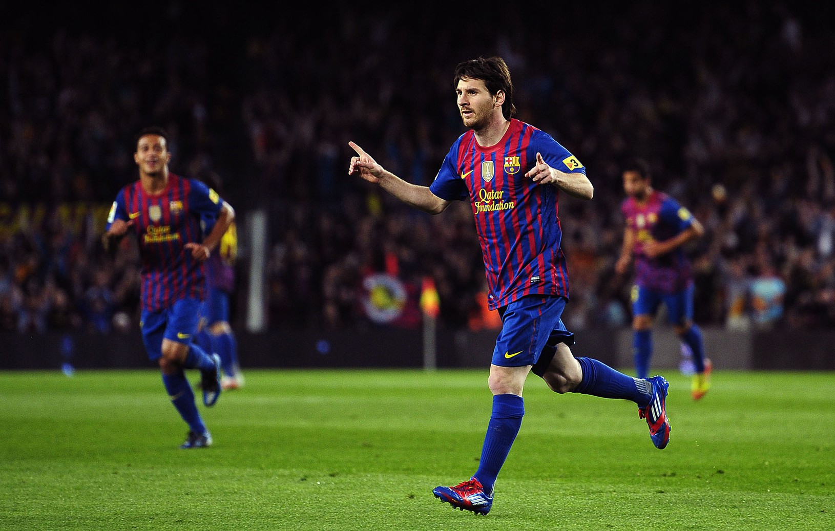 Lionel Messi sa teší