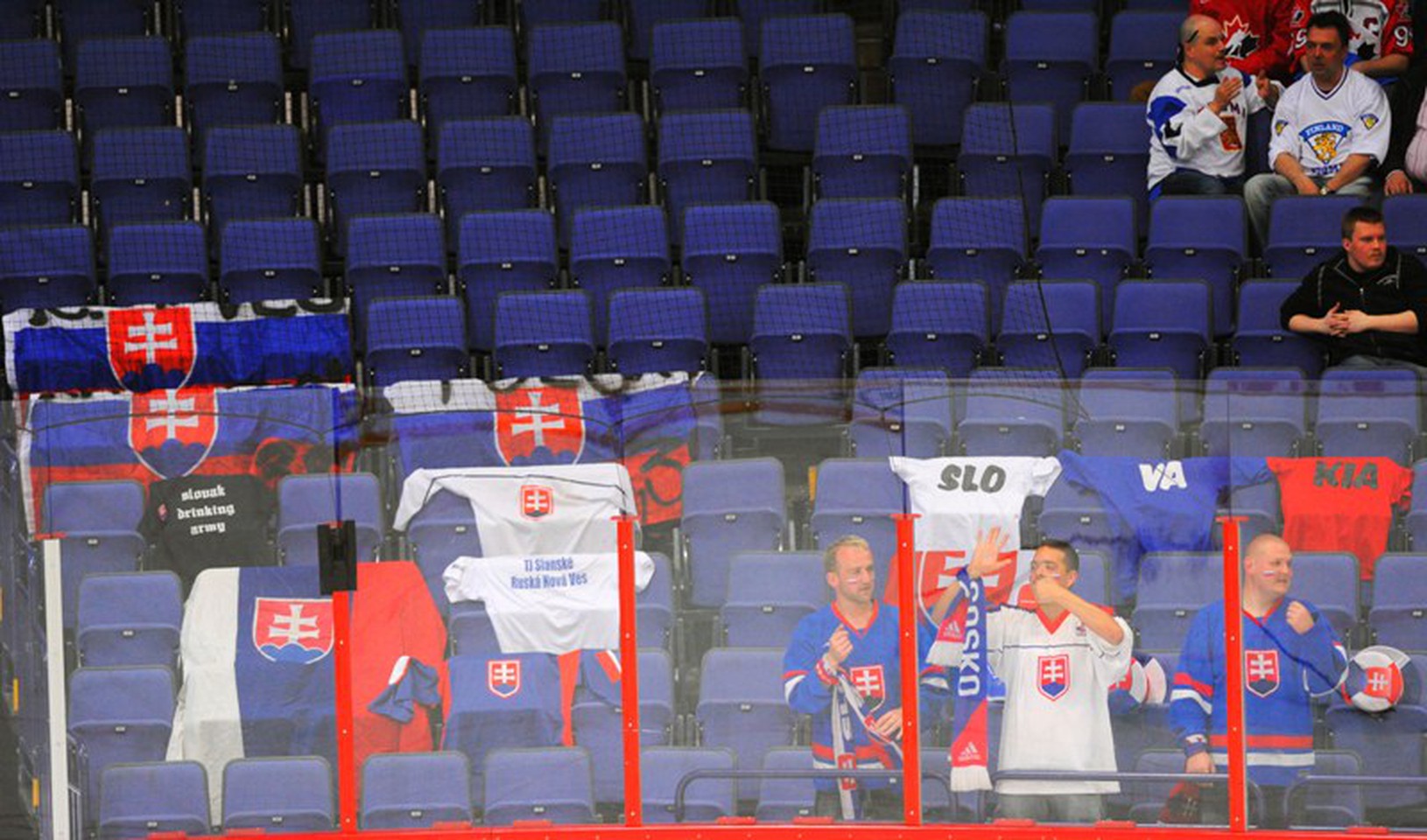 Slovenskí fanúšikovia v Helsinkách