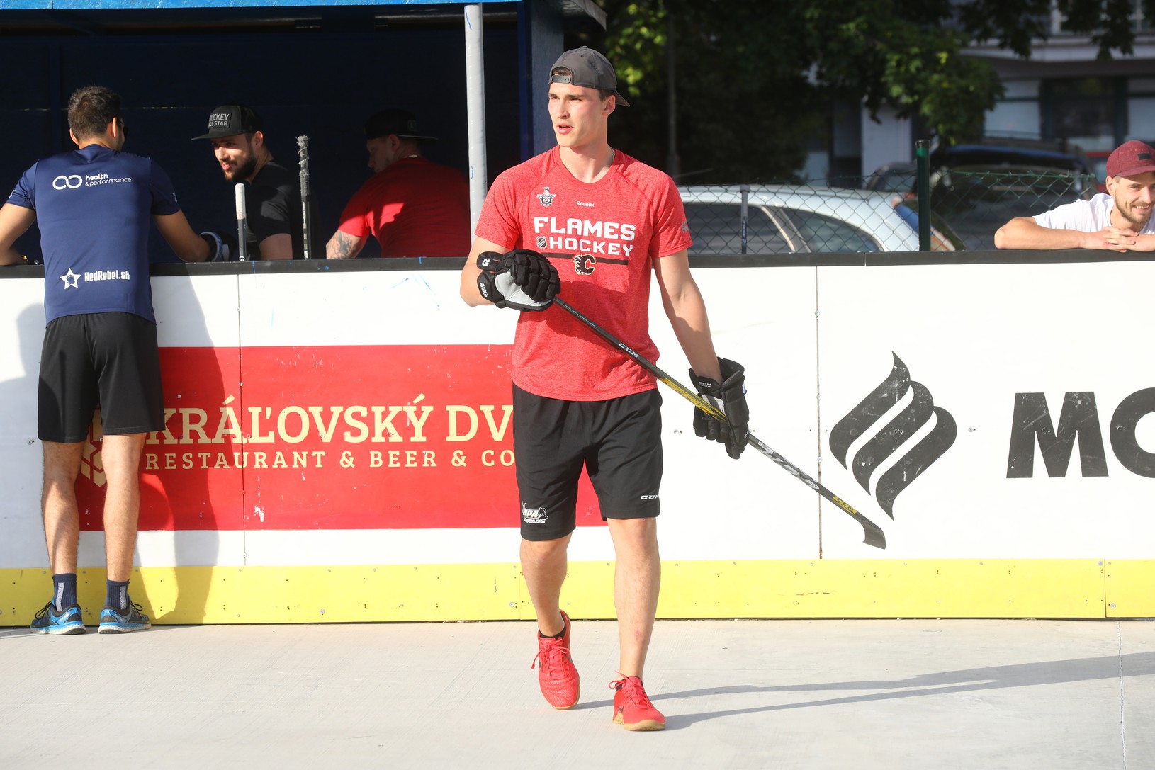 Adam Ružička počas hokejbalového