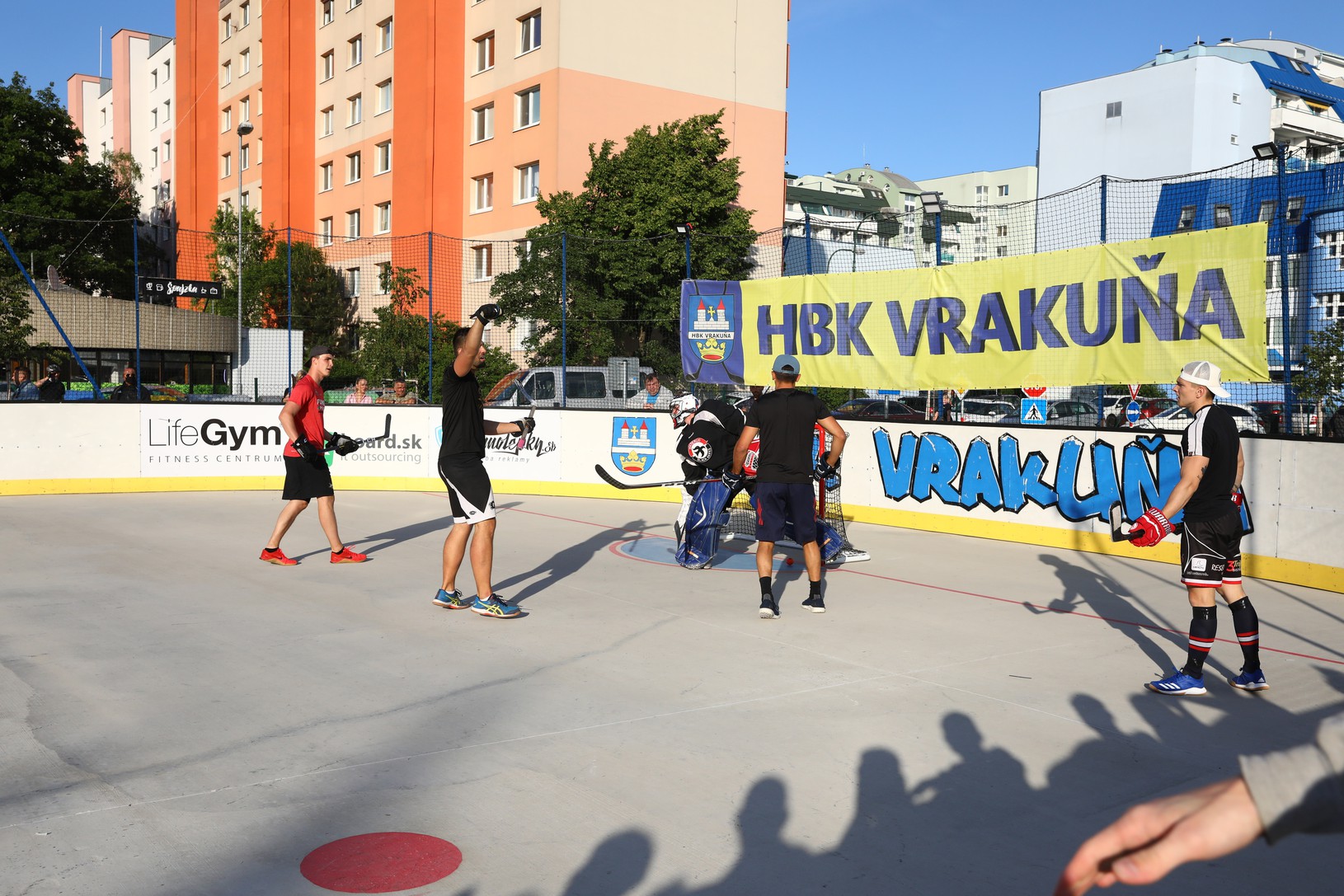 Slovenskí hokejisti si zahrali