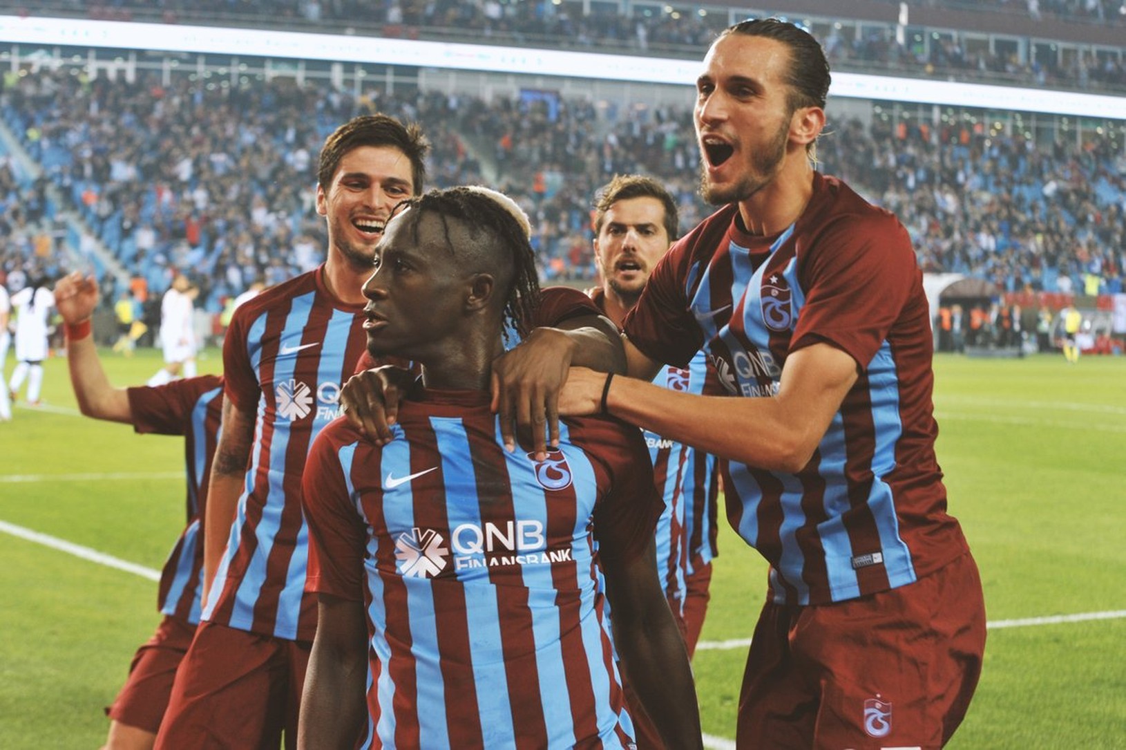 Hráči Trabzonsporu sa radujú
