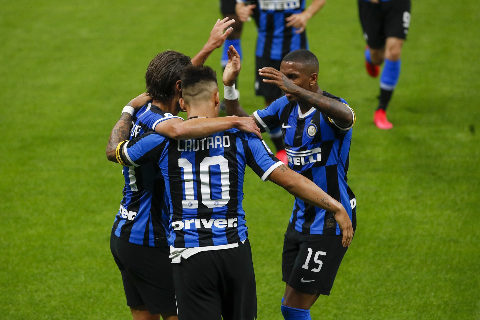 Radosť hráčov Interu Miláno