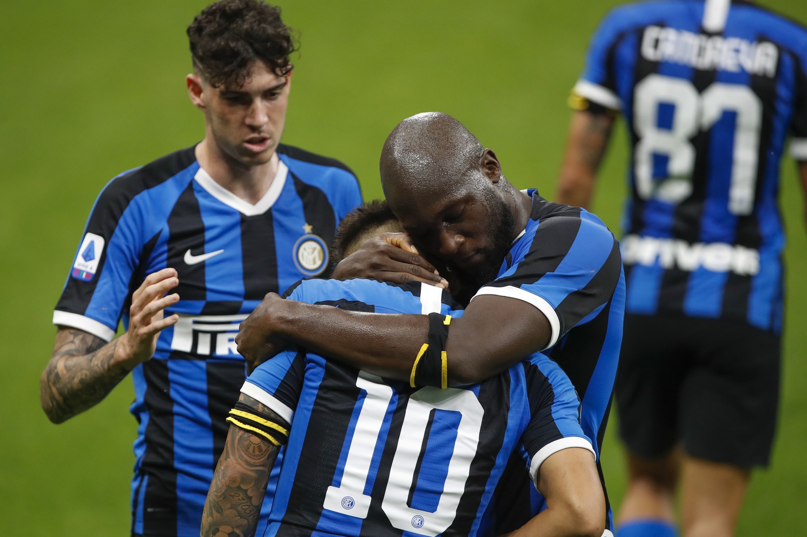 Radosť hráčov Interu Miláno