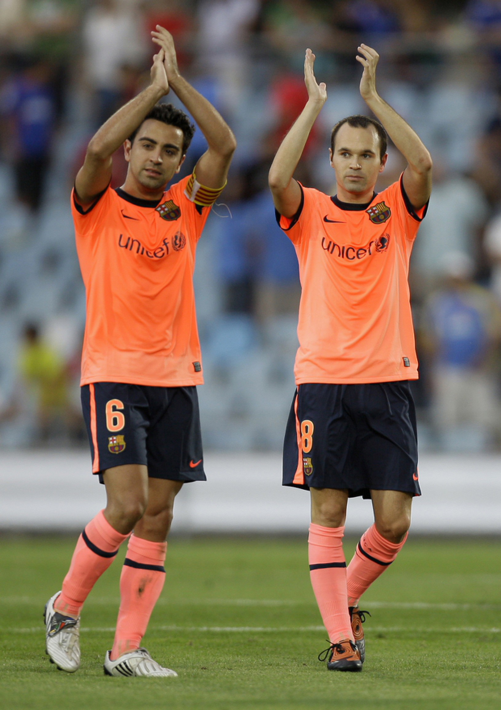 Xavi a Alexander Iniesta