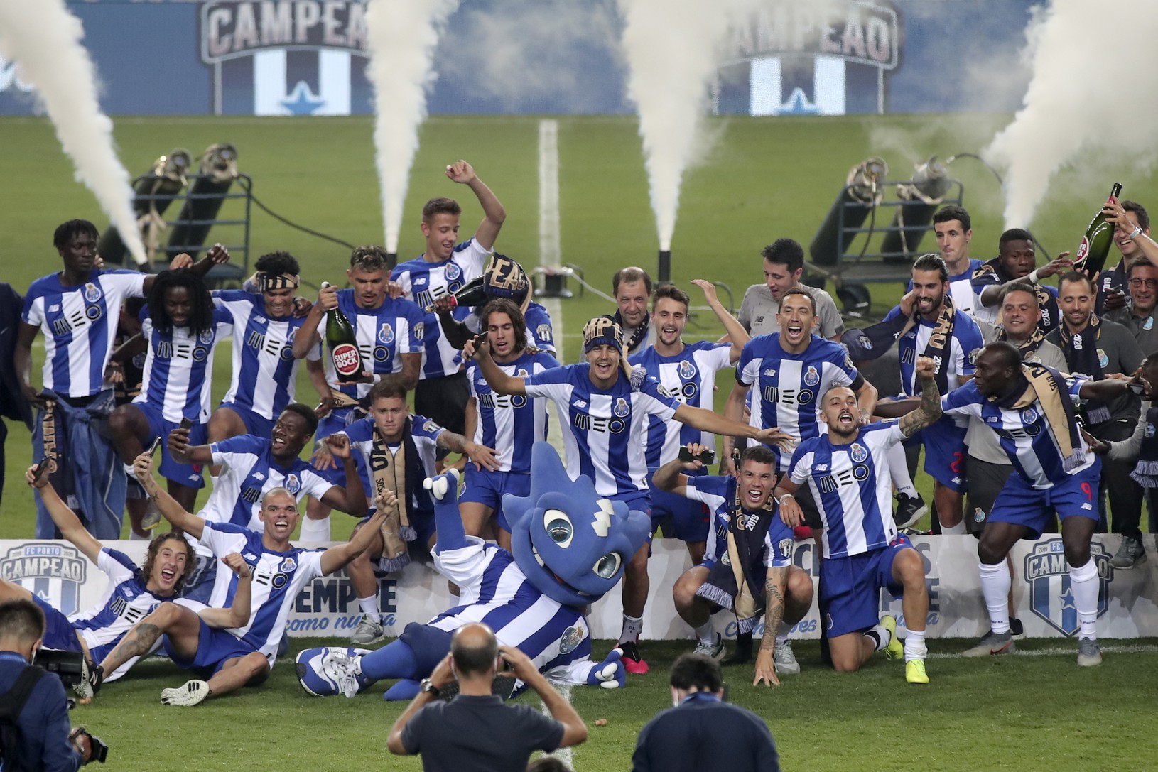 Oslavy hráčov FC Porto