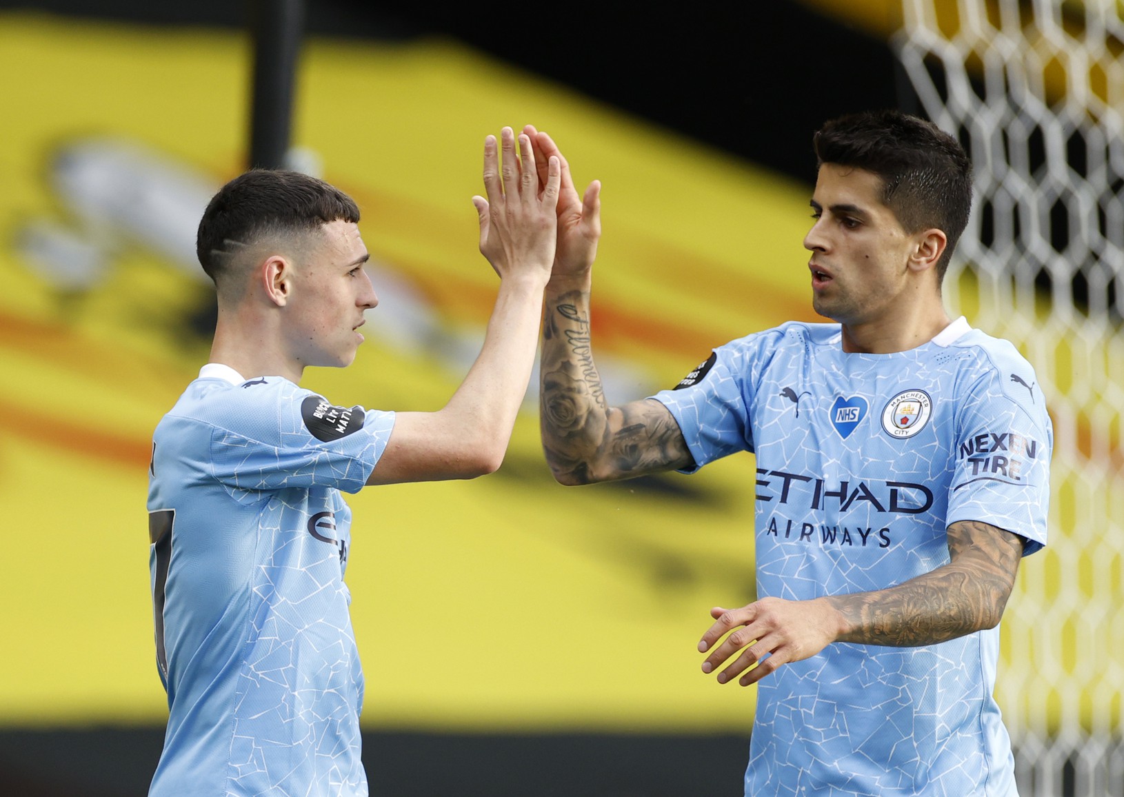 Phil Foden a Joao