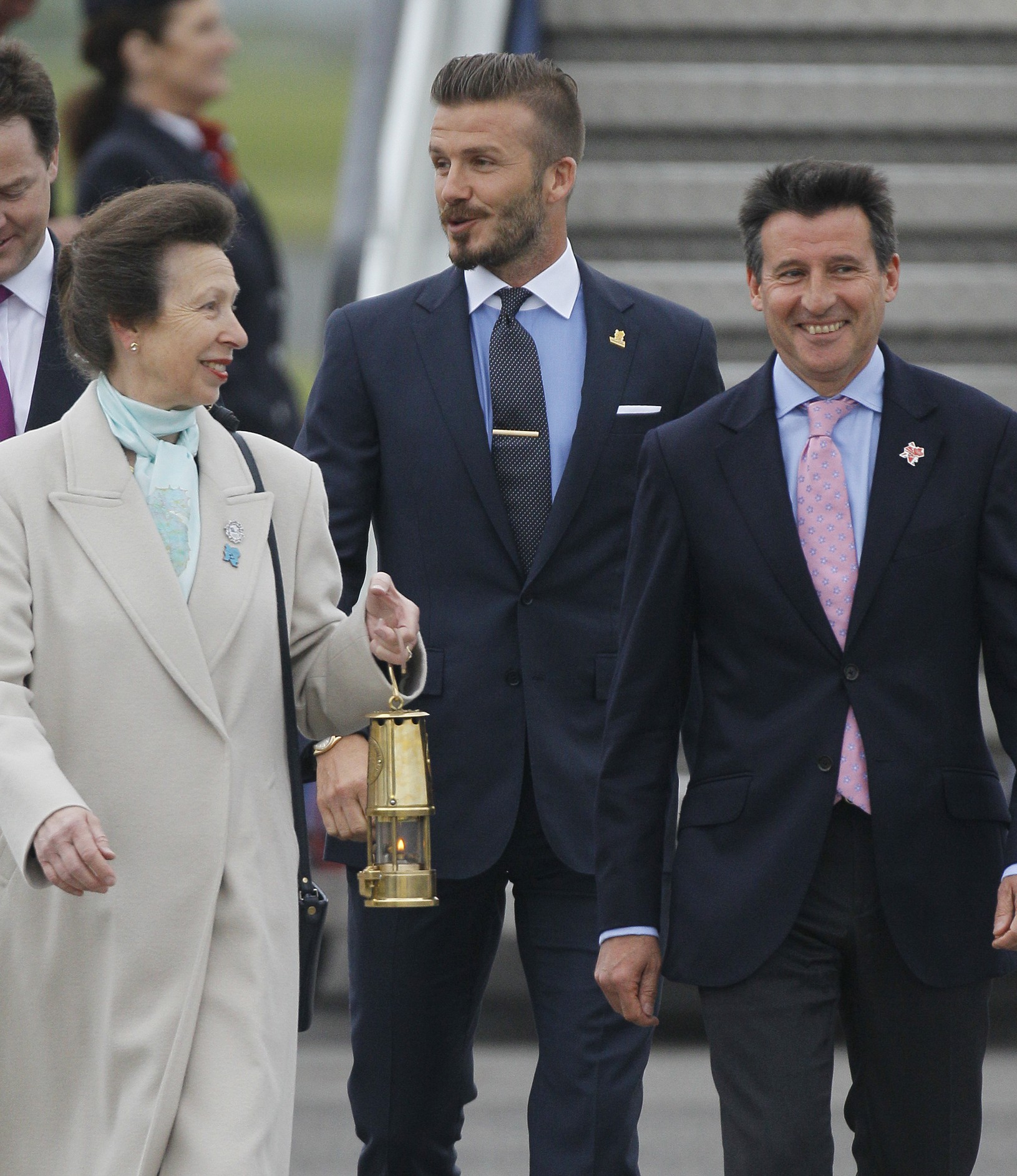 Beckham privítal olympijský oheň