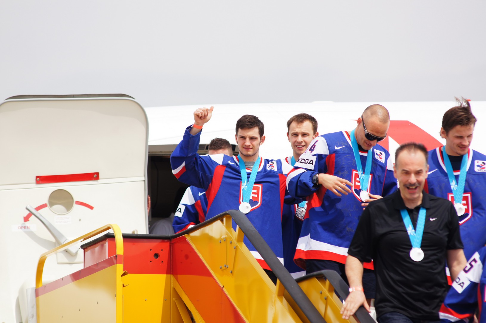Návrat hokejistov z Helsínk,