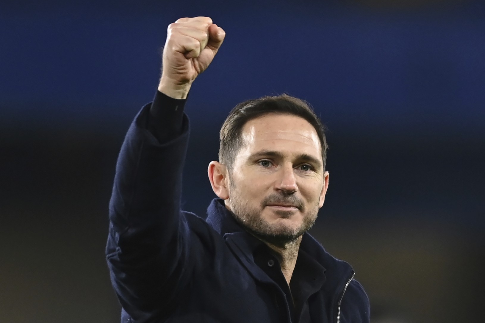 Frank Lampard oslavuje triumf