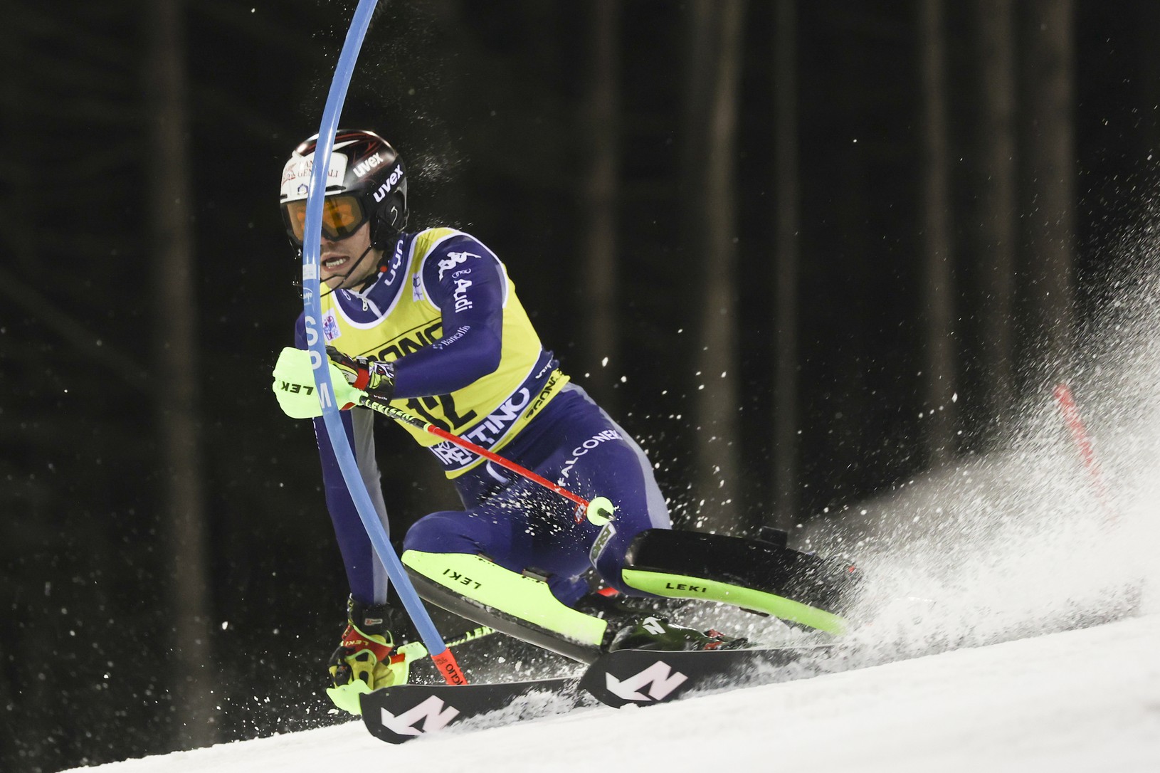 Taliansky lyžiar Alex Vinatzer