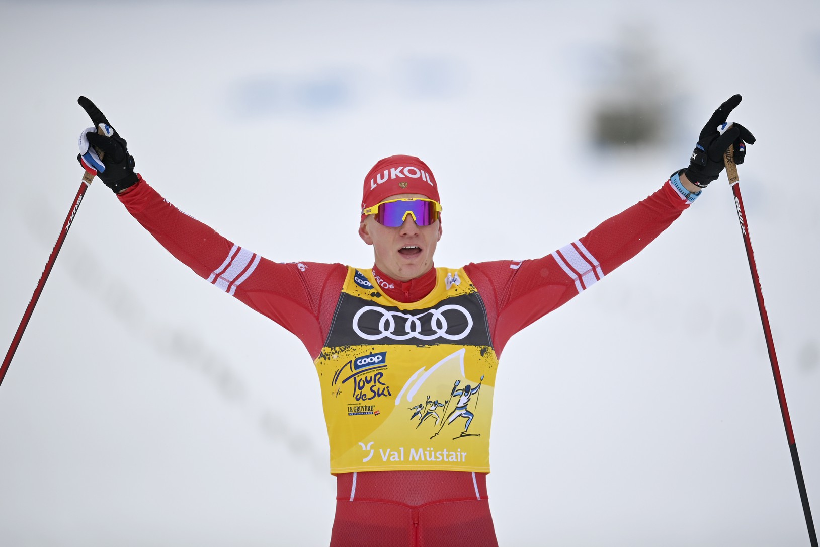 Ruský bežec na lyžiach