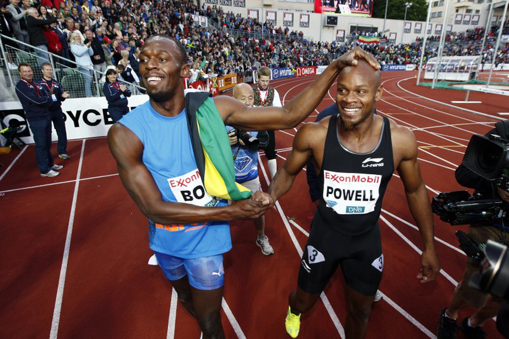 Usain Bolt a Asafa