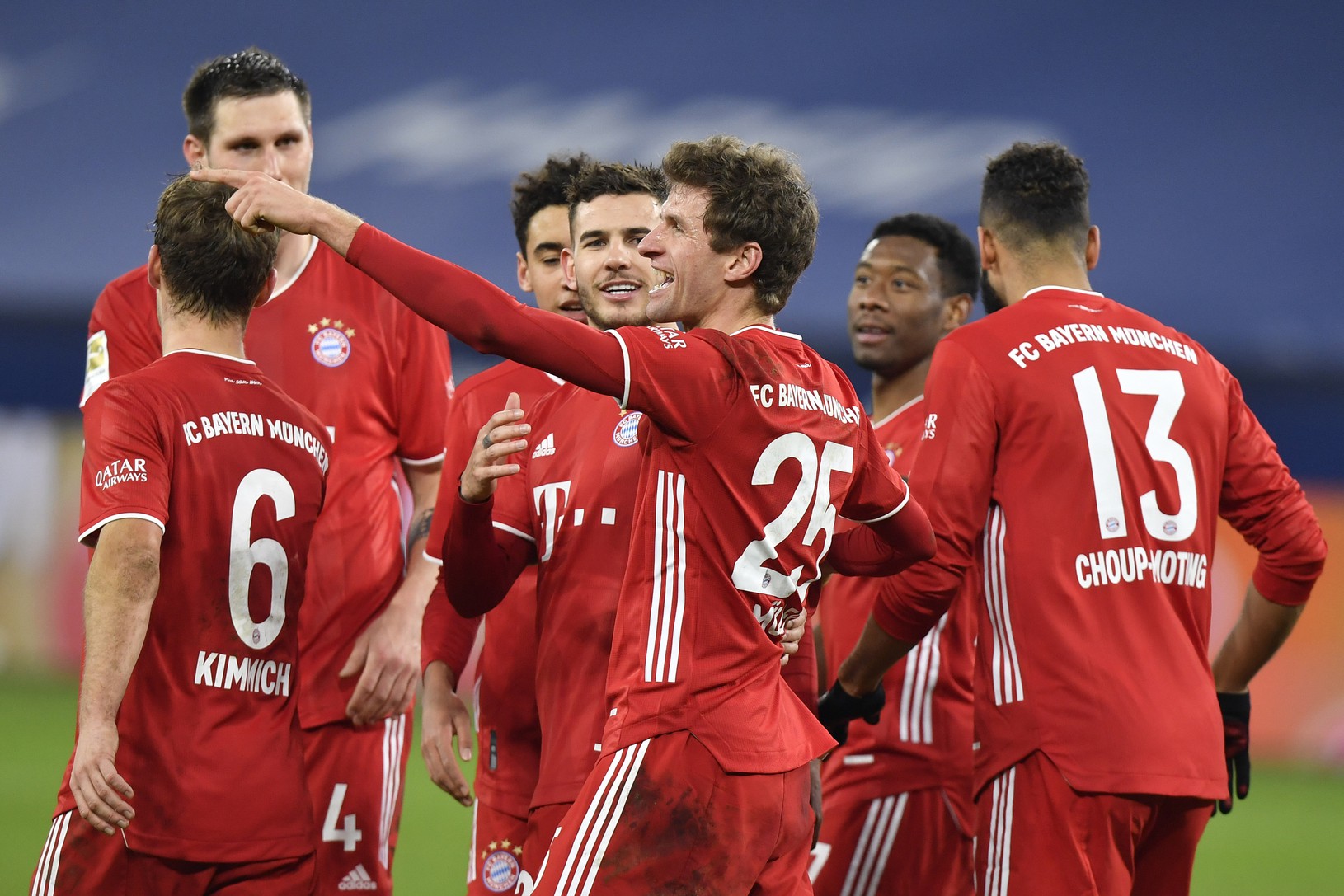 Radosť futbalistov Bayernu Mníchov