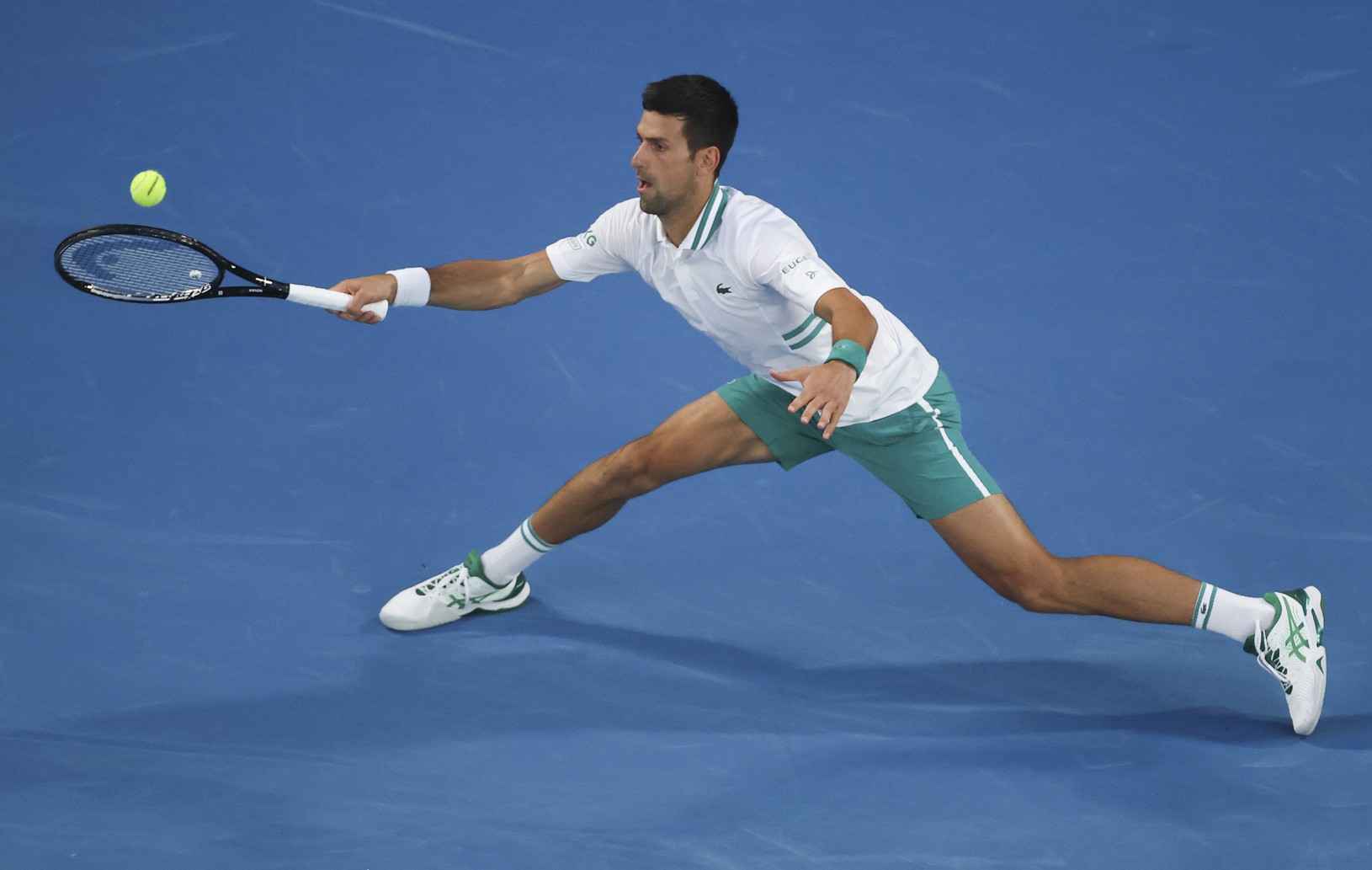 Novak Djokovič počas semifinále