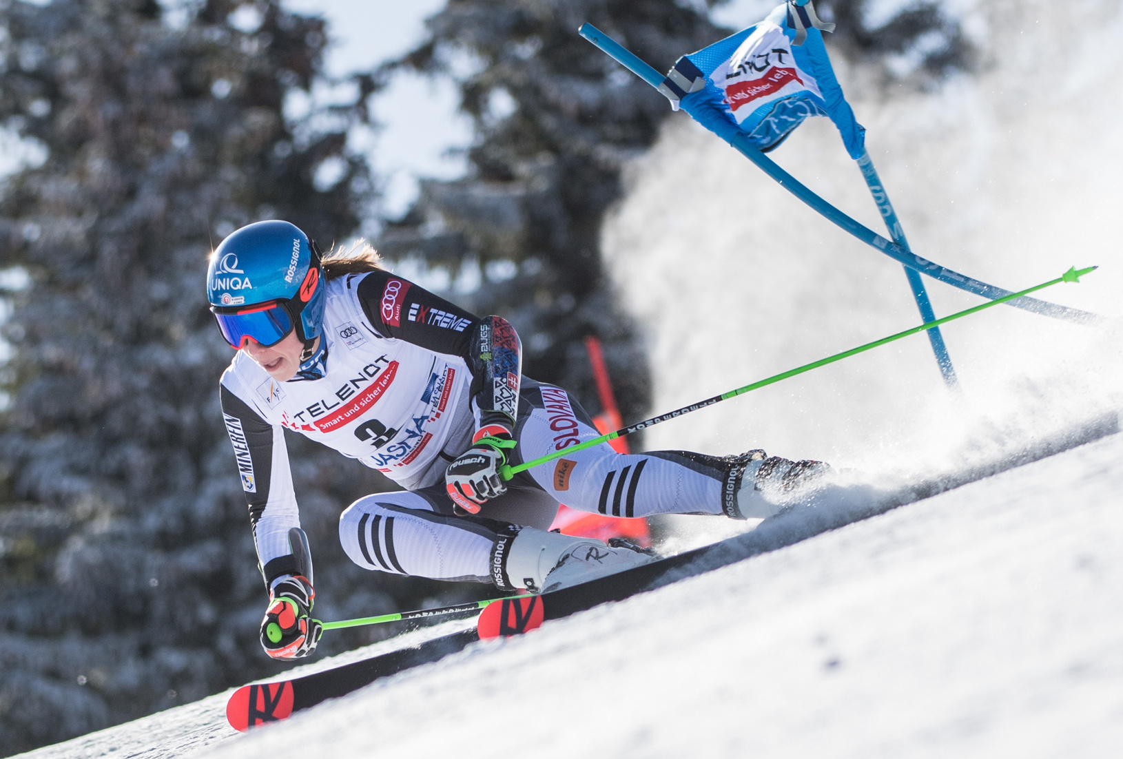 Petra Vlhová na trati