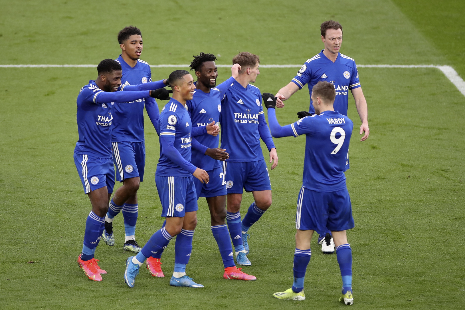 Hráči Leicesteru sa radujú