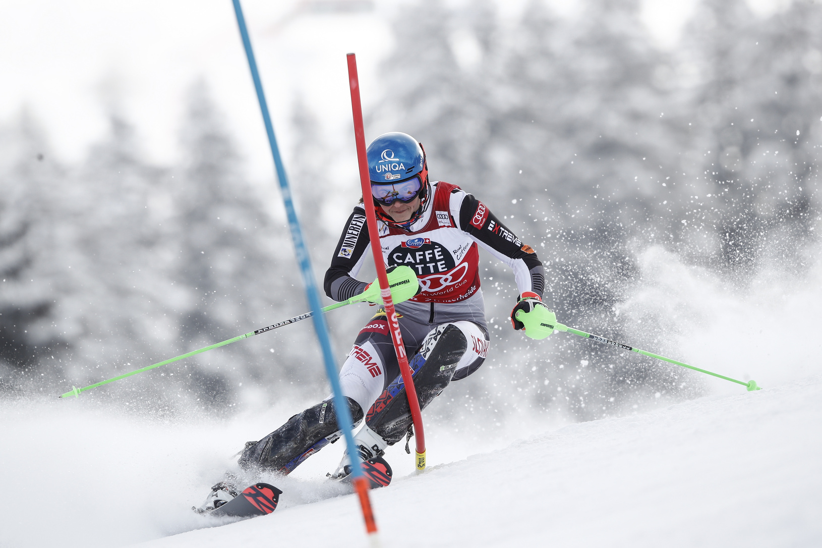 Petra Vlhová počas slalomu