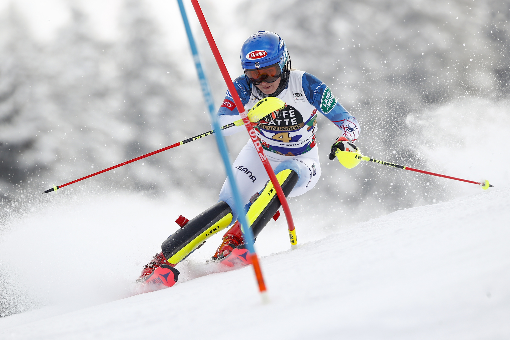 Mikaela Shiffrinová počas slalomu