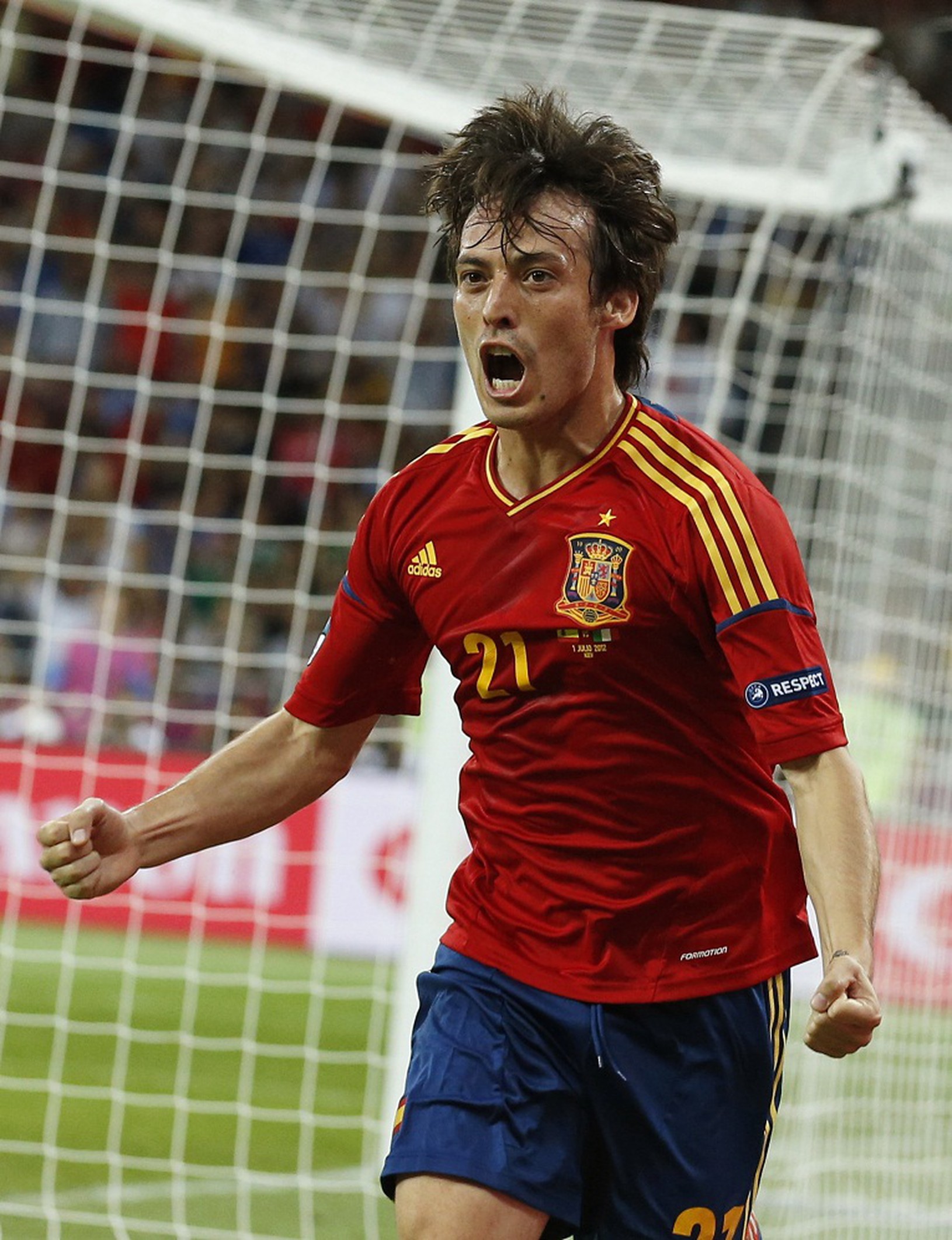 David Silva po góle