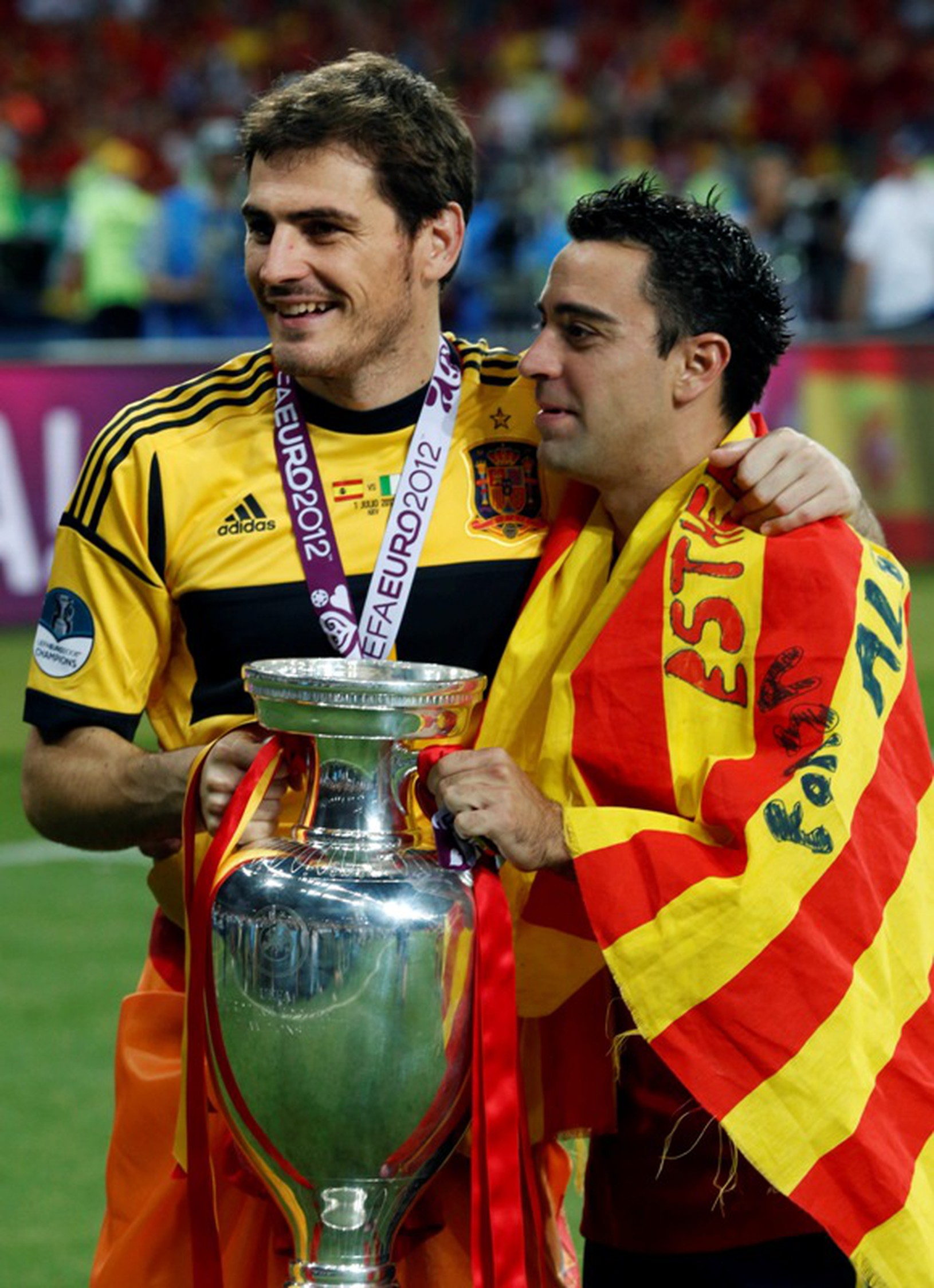 Iker Casillas a Xavi