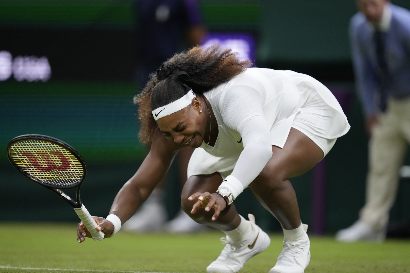 Serena Williamsová v slzách