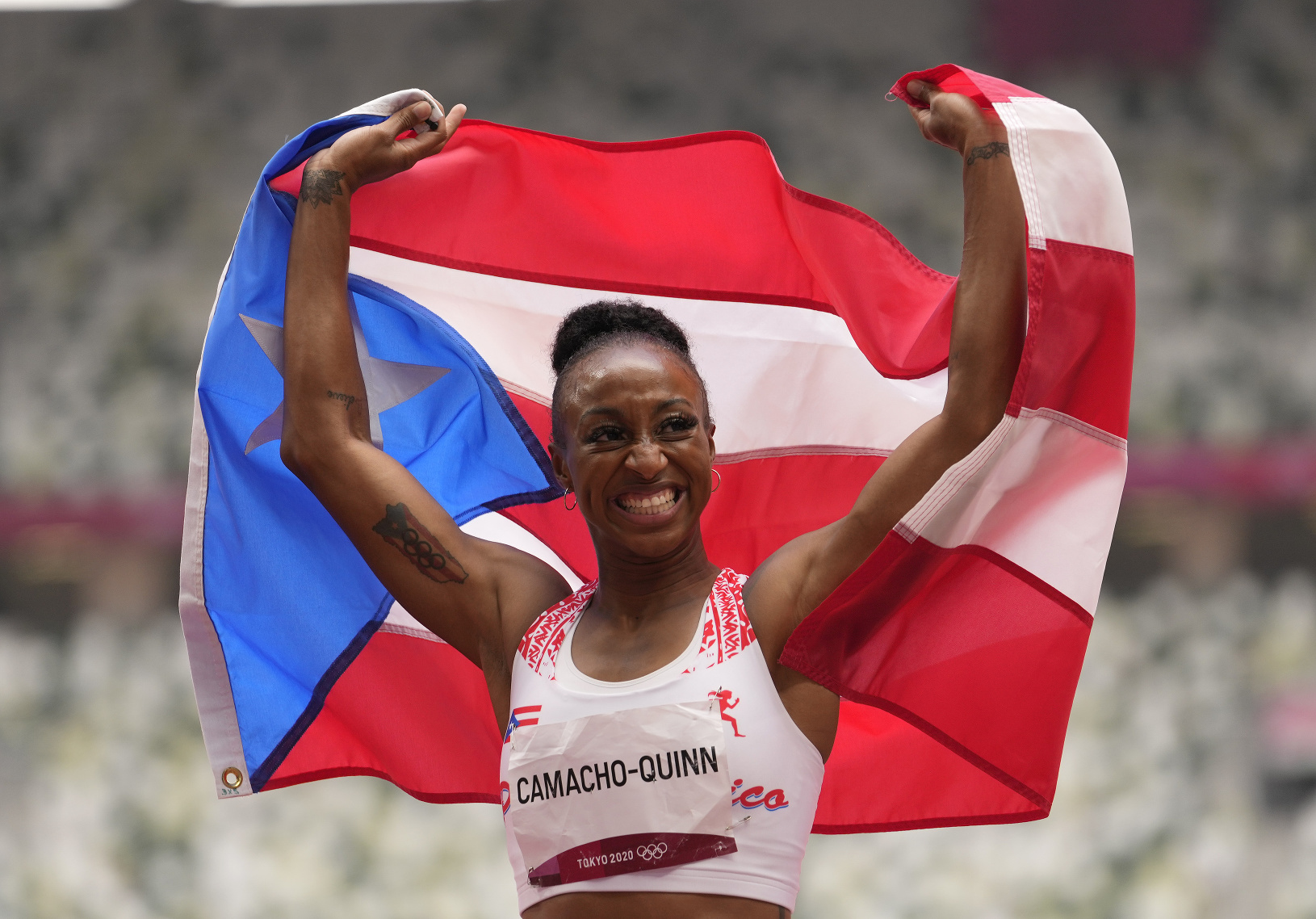 Portorická atlétka Jasmine Camachová-Quinnová