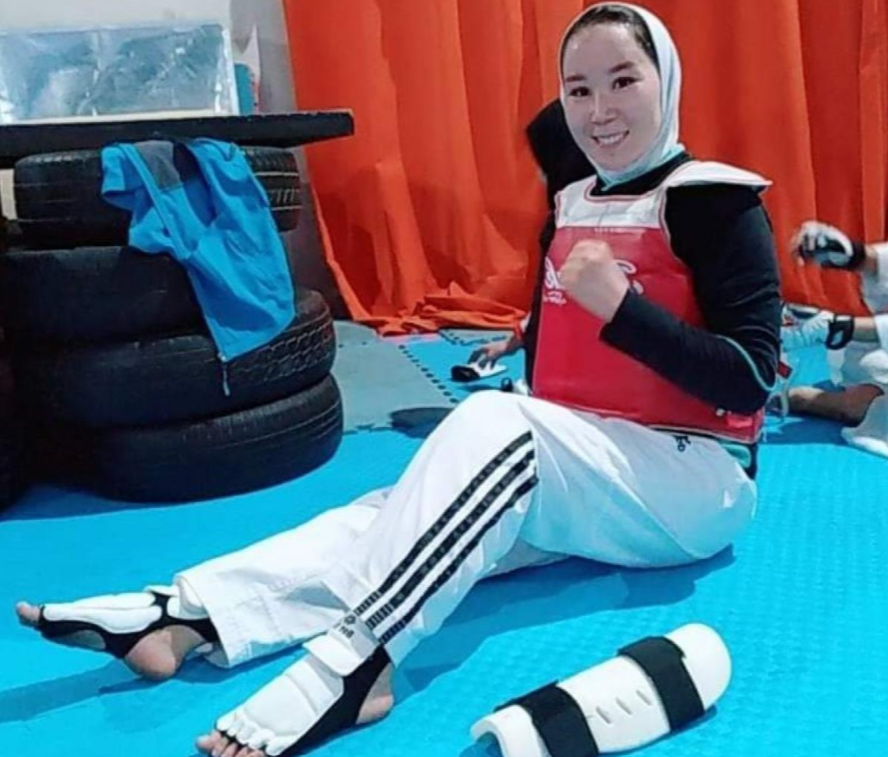 Afganská športovkyňa Zakia Chudadadíová