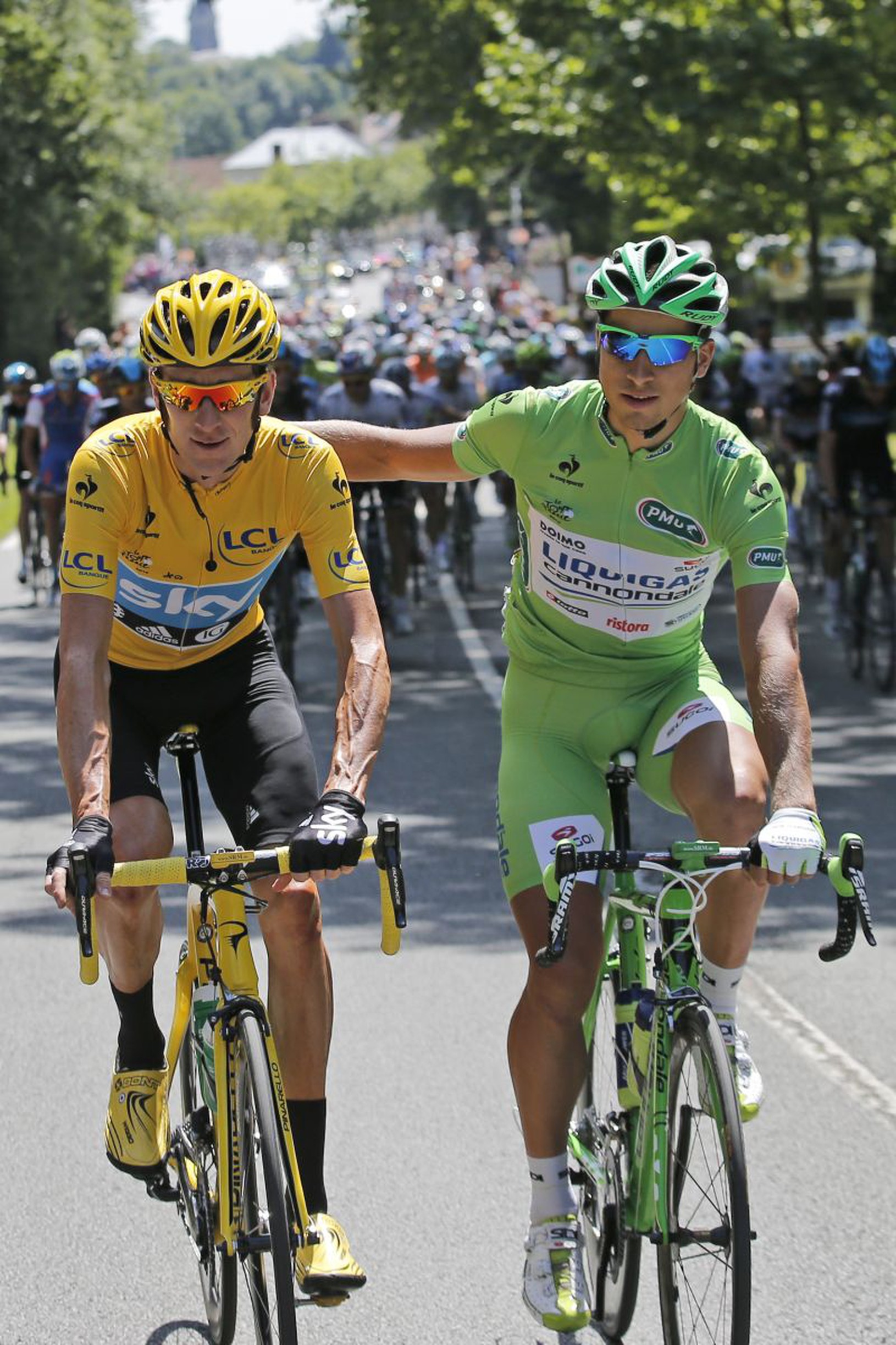 Bradley Wiggins a Peter